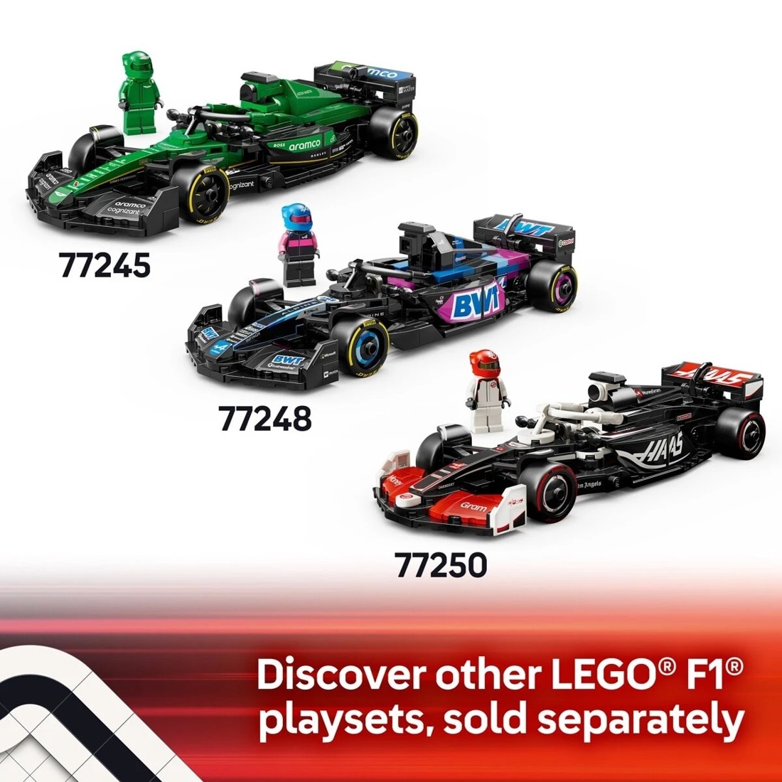 5 LEGO Speed Champions Ferrari SF-24 F1 Race Car 77242, 5 of 10