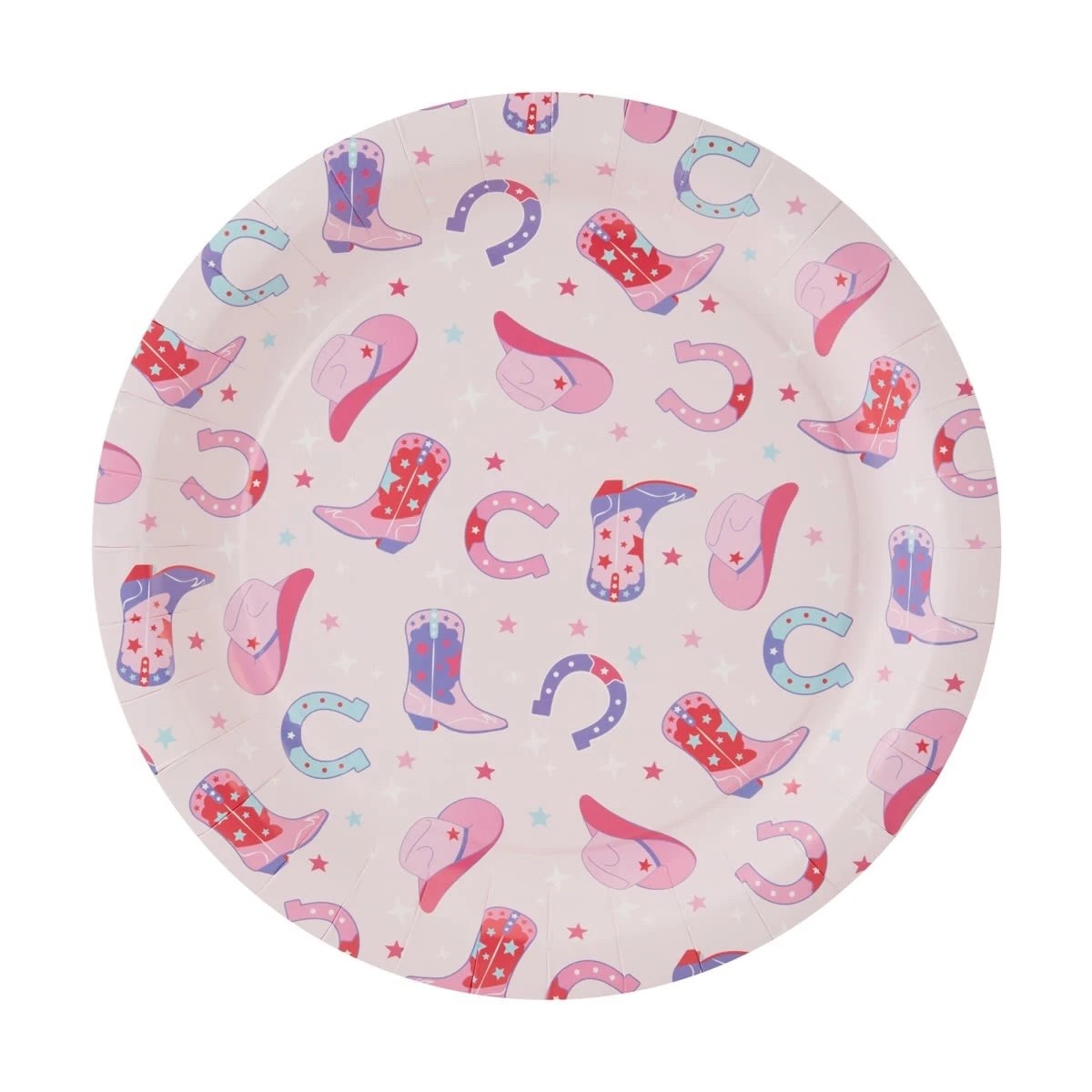 1 16 Piece Cowgirl Paper Plates, 1 of 4