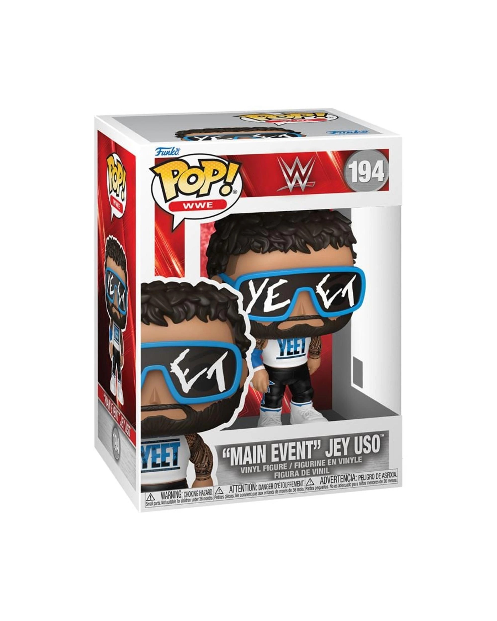 3 WWE Main Event Jey Uso Funko POP! Vinyl, 3 of 3