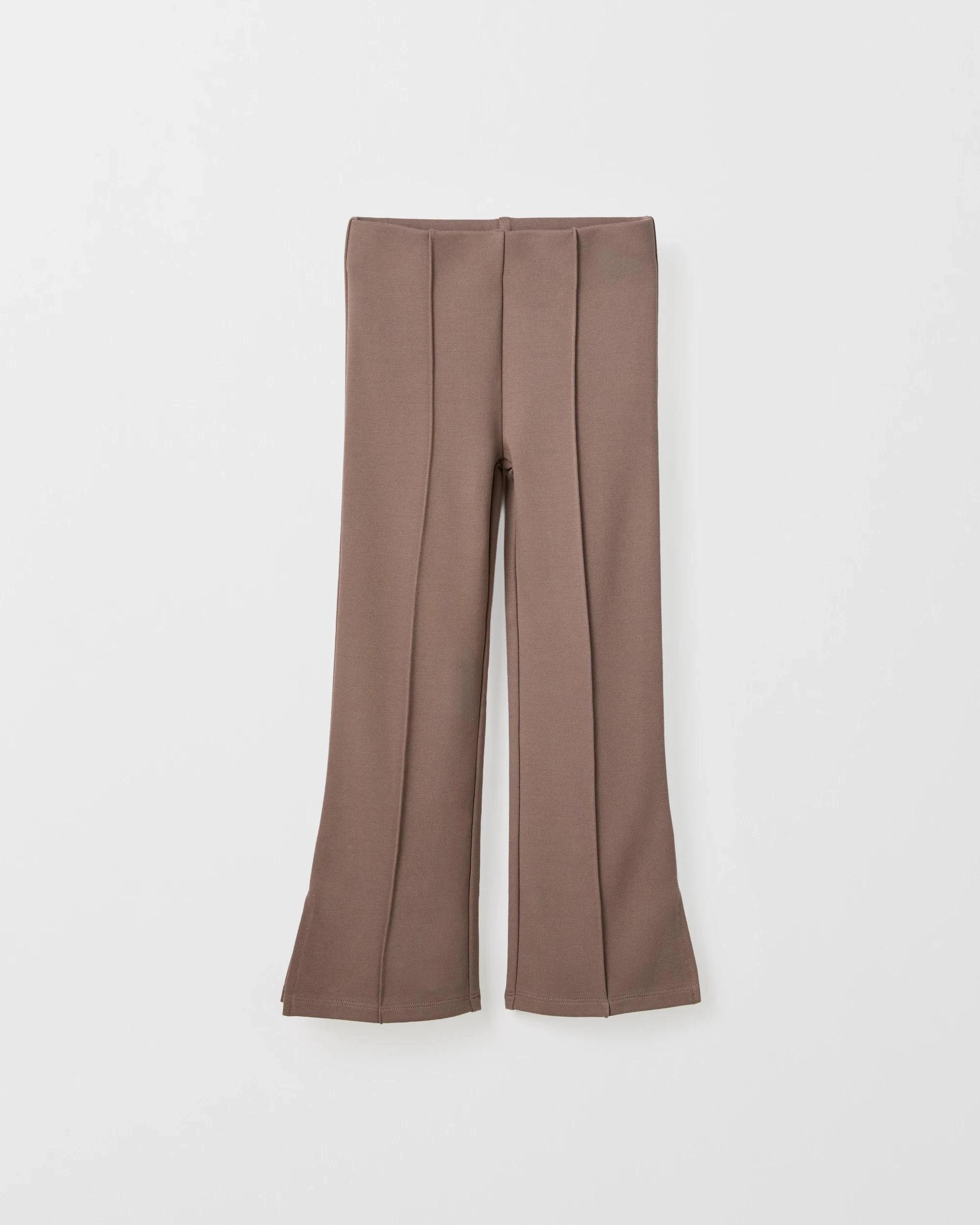 1 Target Kids Ponte Flare Leggings BROWN, 1 of 2