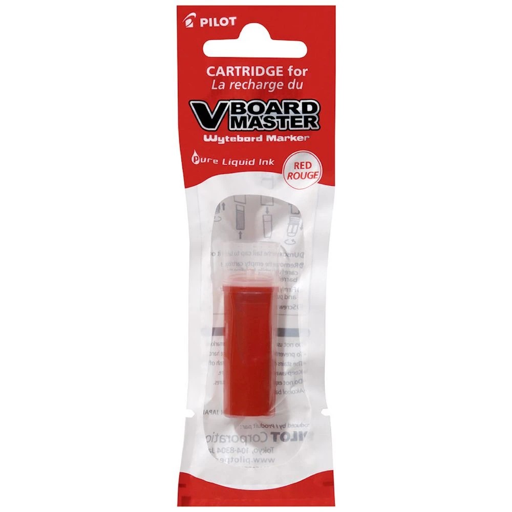 1 PILOT V Board Master Whiteboard Marker Refill Red, 1 of 4