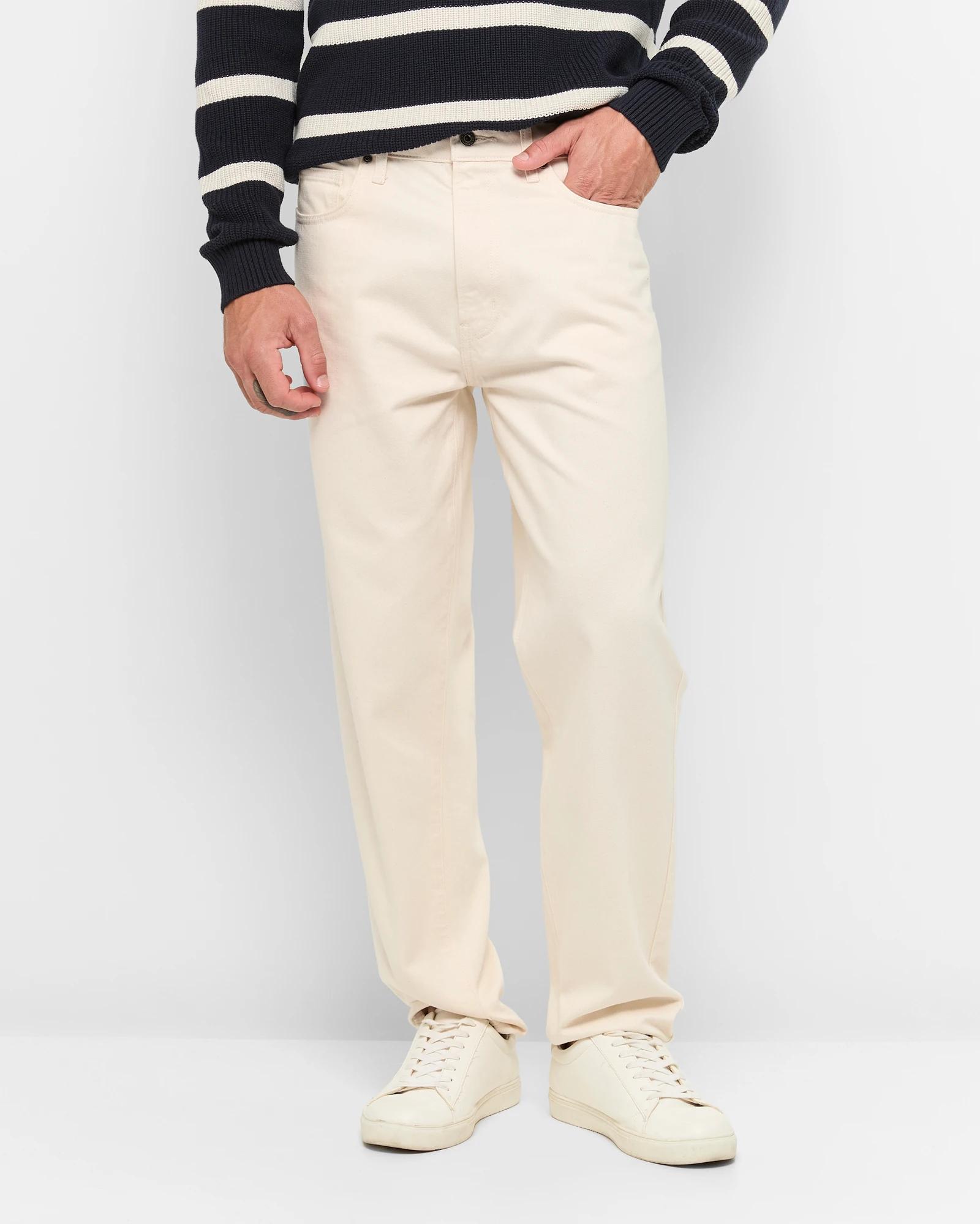 1 Target Relaxed Fit Denim Jeans ECRU, 1 of 5