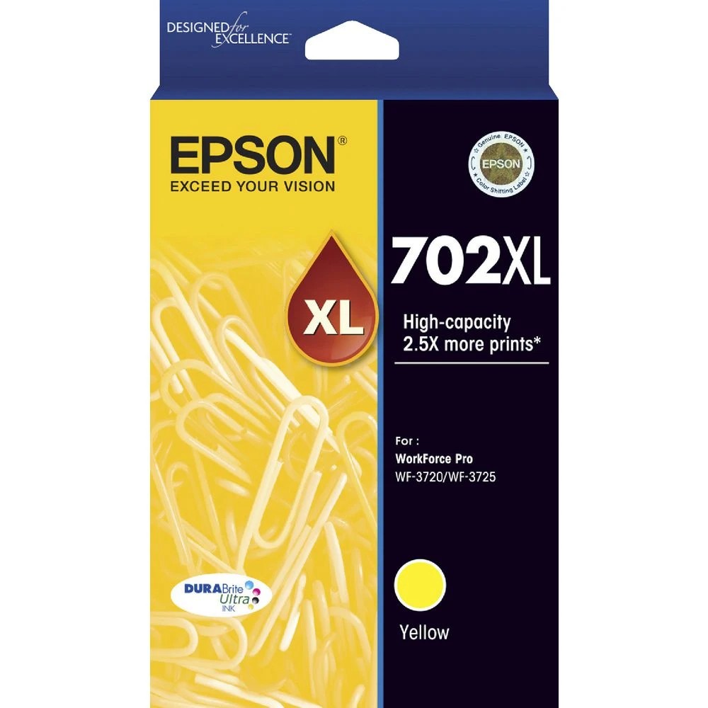 1 Epson 702XL Ink Cartridge Yellow, 1 of 1