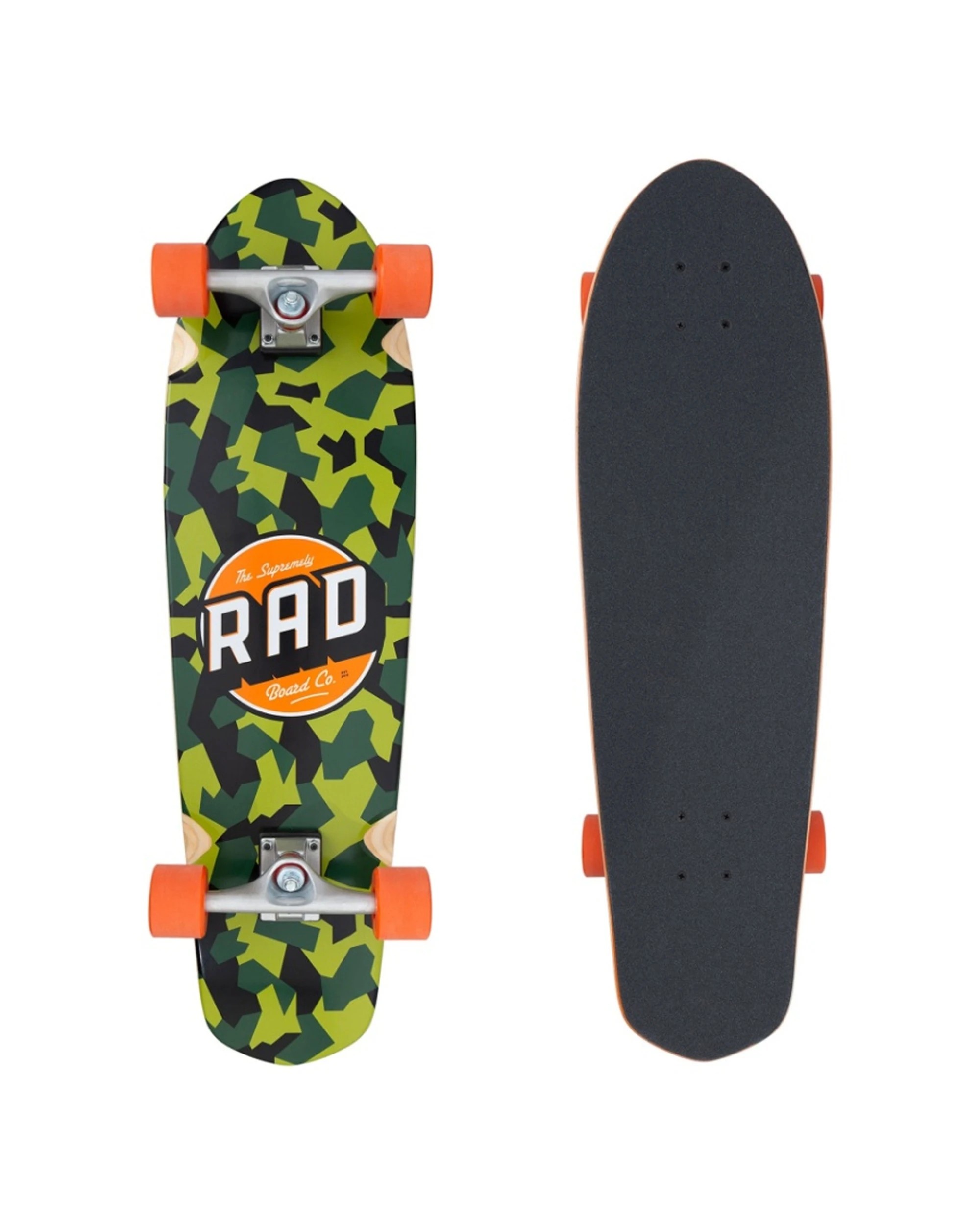 1 Rad Board Co Complete Skateboard 9.125" Hardrock Maple Deck Camo Classic, 1 of 3