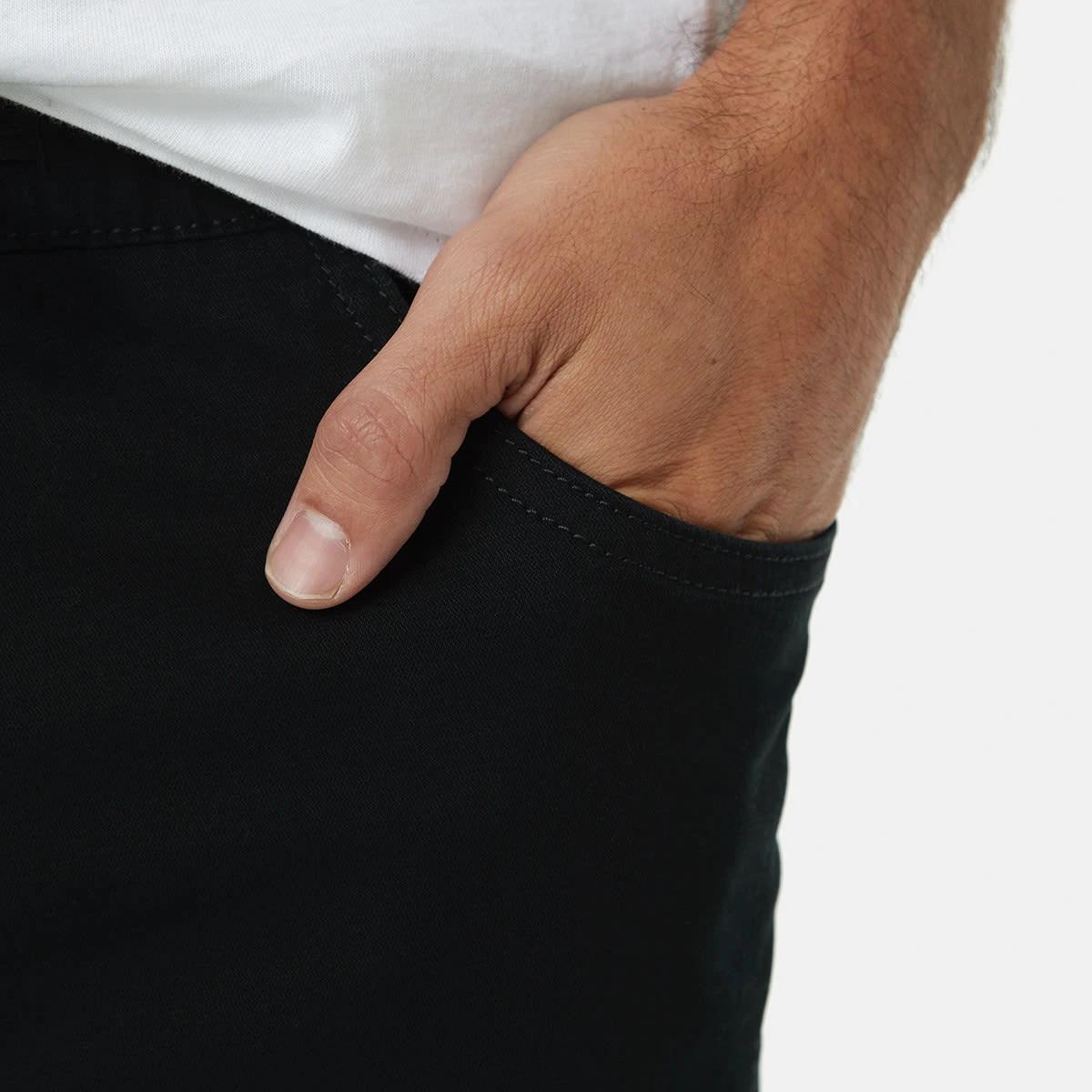 5 Elastic Waist Moto Joggers BLACK, 5 of 5
