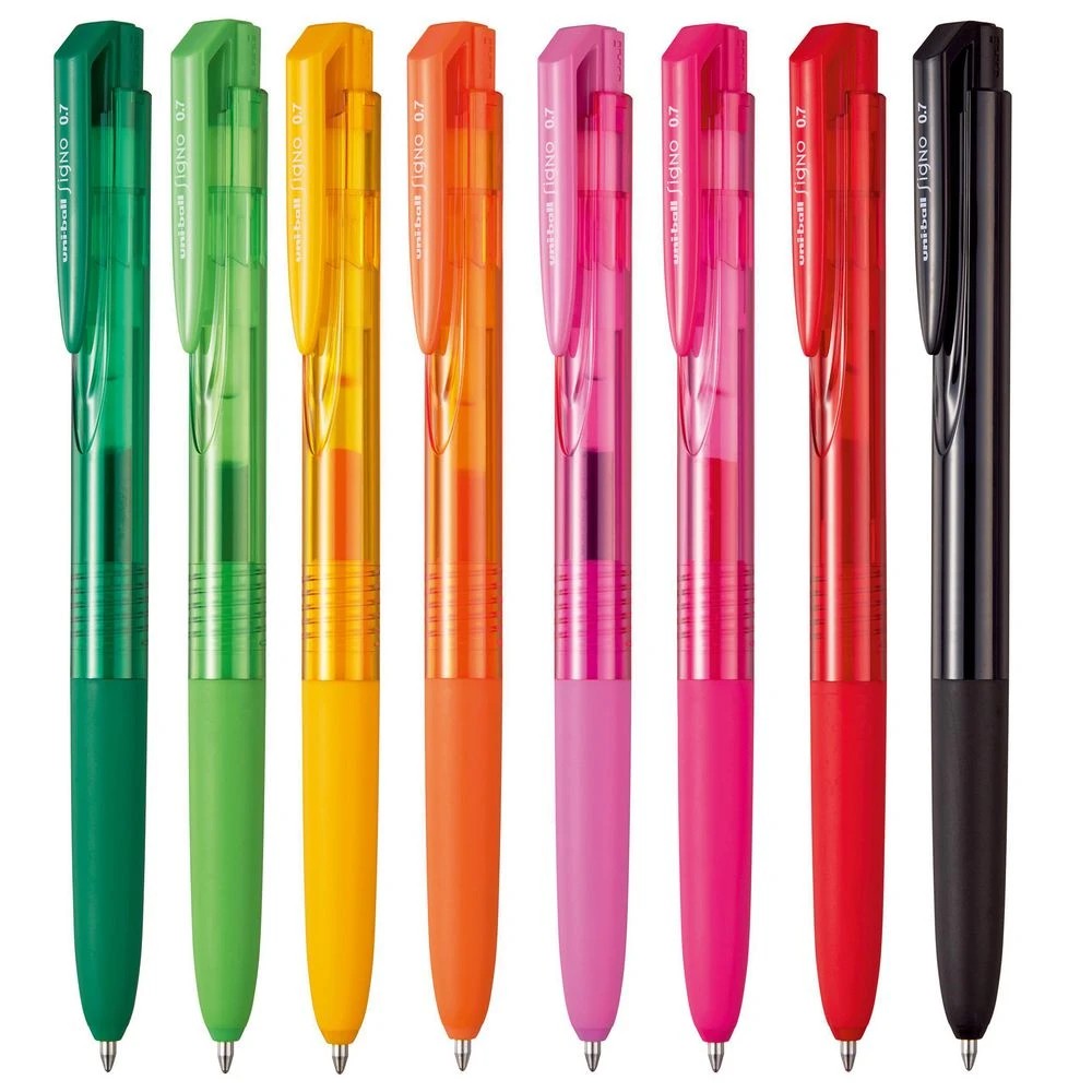 2 Uni-ball Signo RT1 Retractable Gel Pens 0.7mm Assorted 8 Pack, 2 of 2
