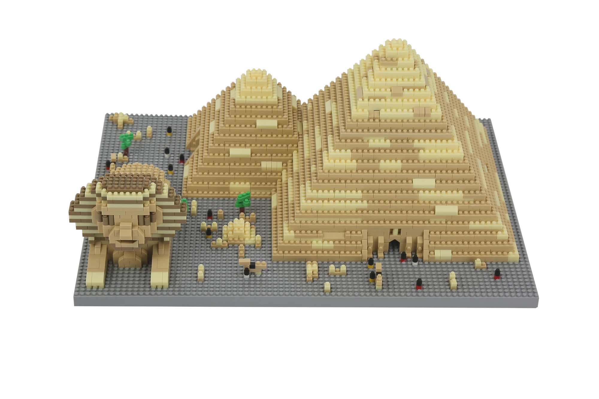 3 2155 Piece Mini Blocks Building Series: Sphinx Pyramid, 3 of 10
