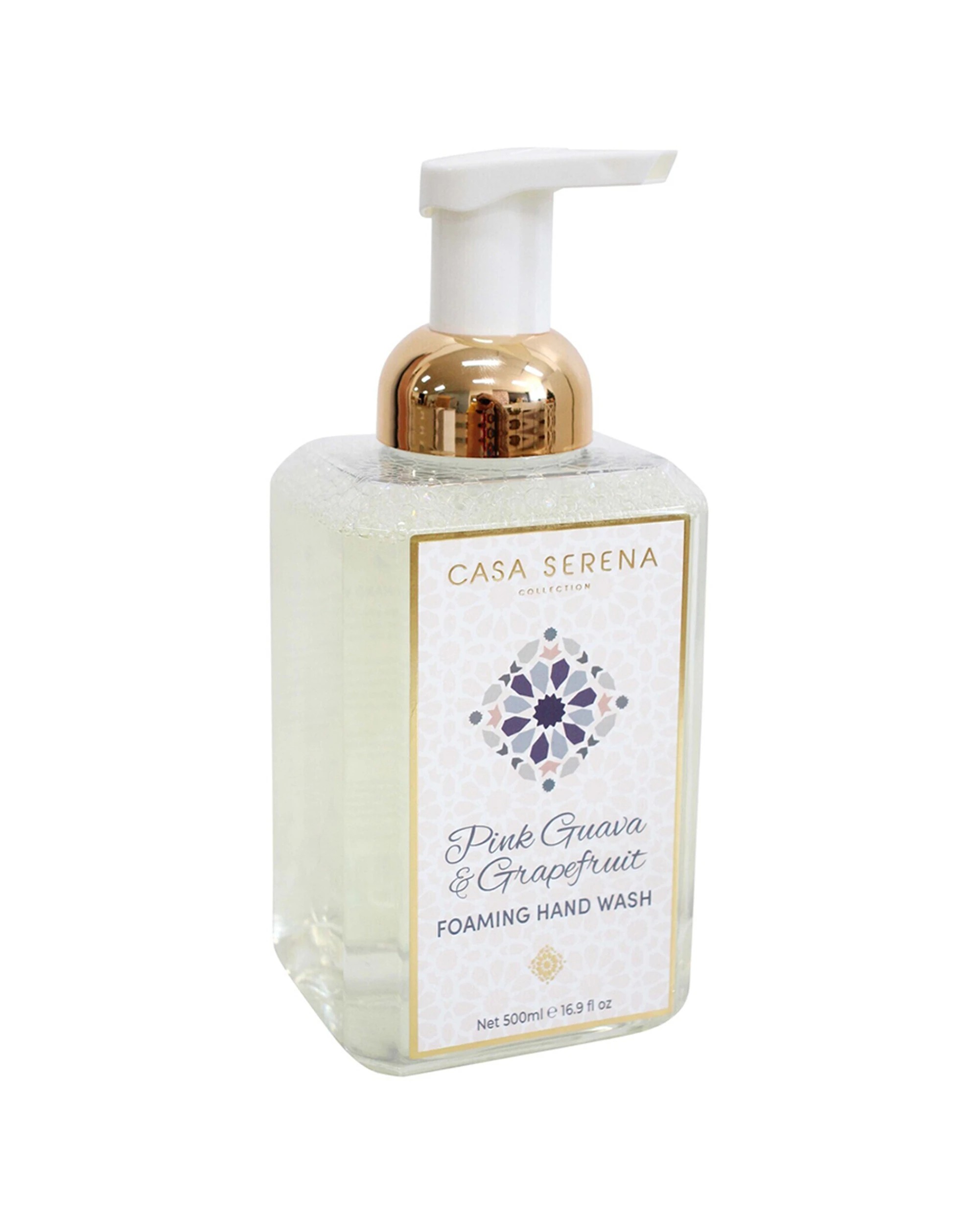 1 LVD Casa Serena 500ml Foaming Hand Wash Liquid Guava Grapefruit Cleanser 500ml Bottle - Clear, 1 of 3