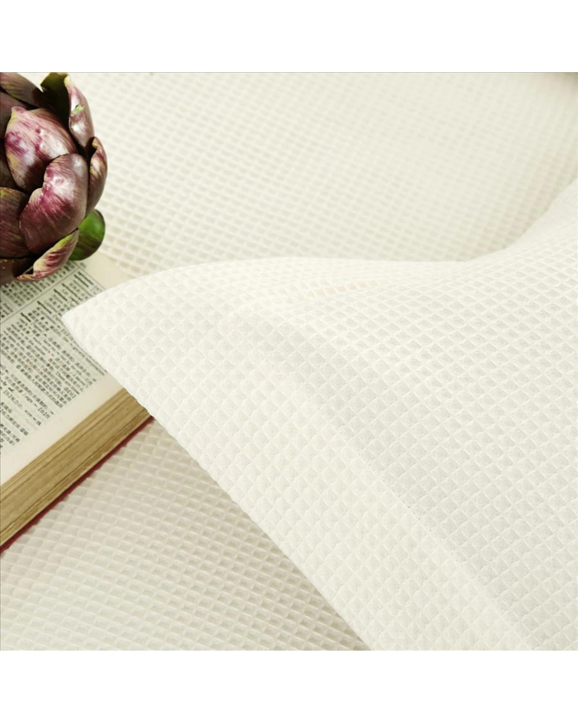 3 Cotton More 2pc Waffle European Cushion Cover Set 100% Cotton 65x65cm - Beige, 3 of 4