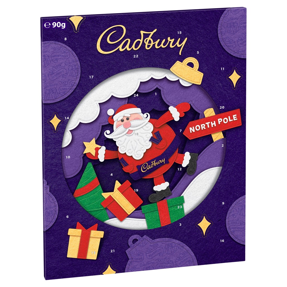 2 Cadbury Christmas Advent Calendar 90g, 2 of 3