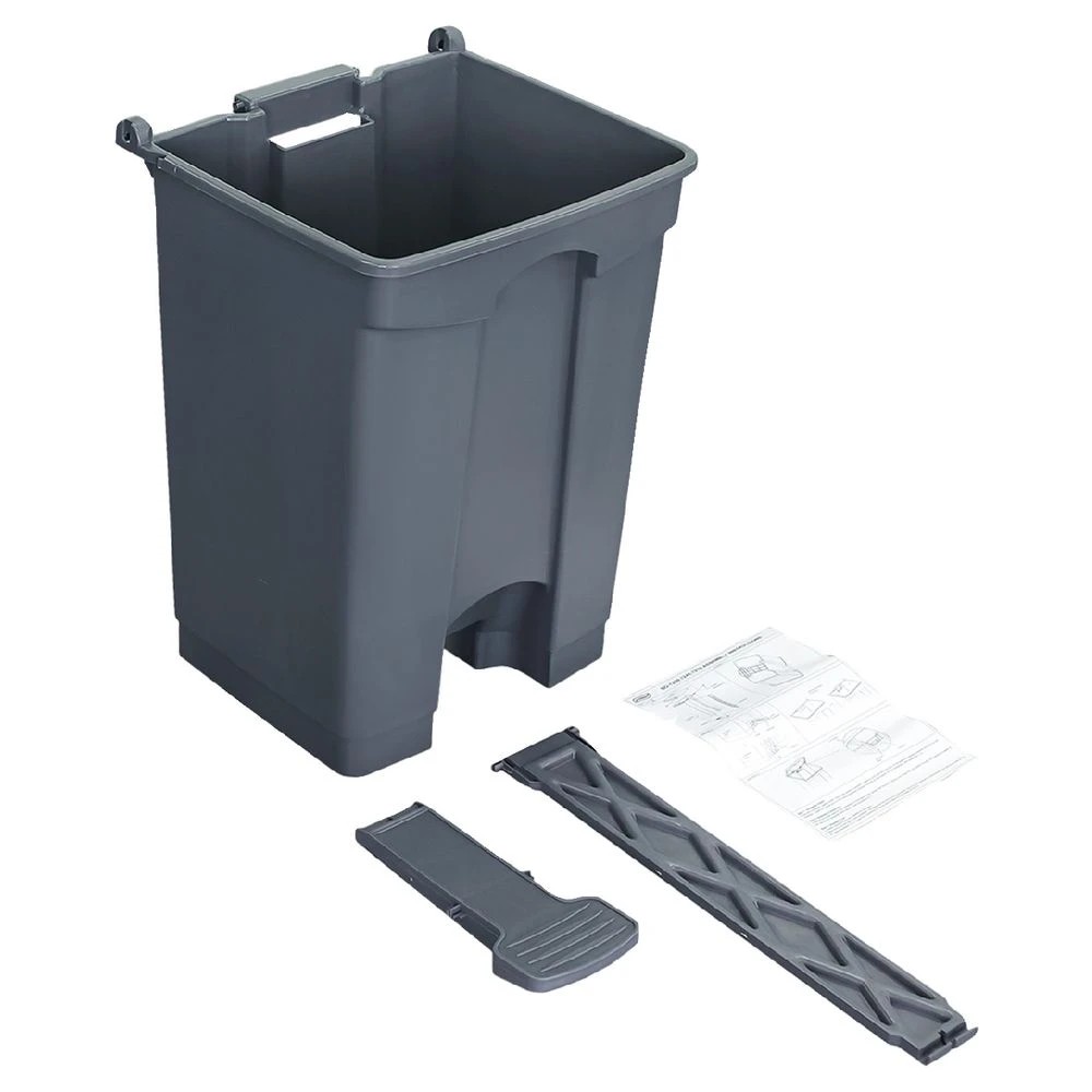 5 Source Separation Systems Pedal Bin Base 45L Grey, 5 of 5