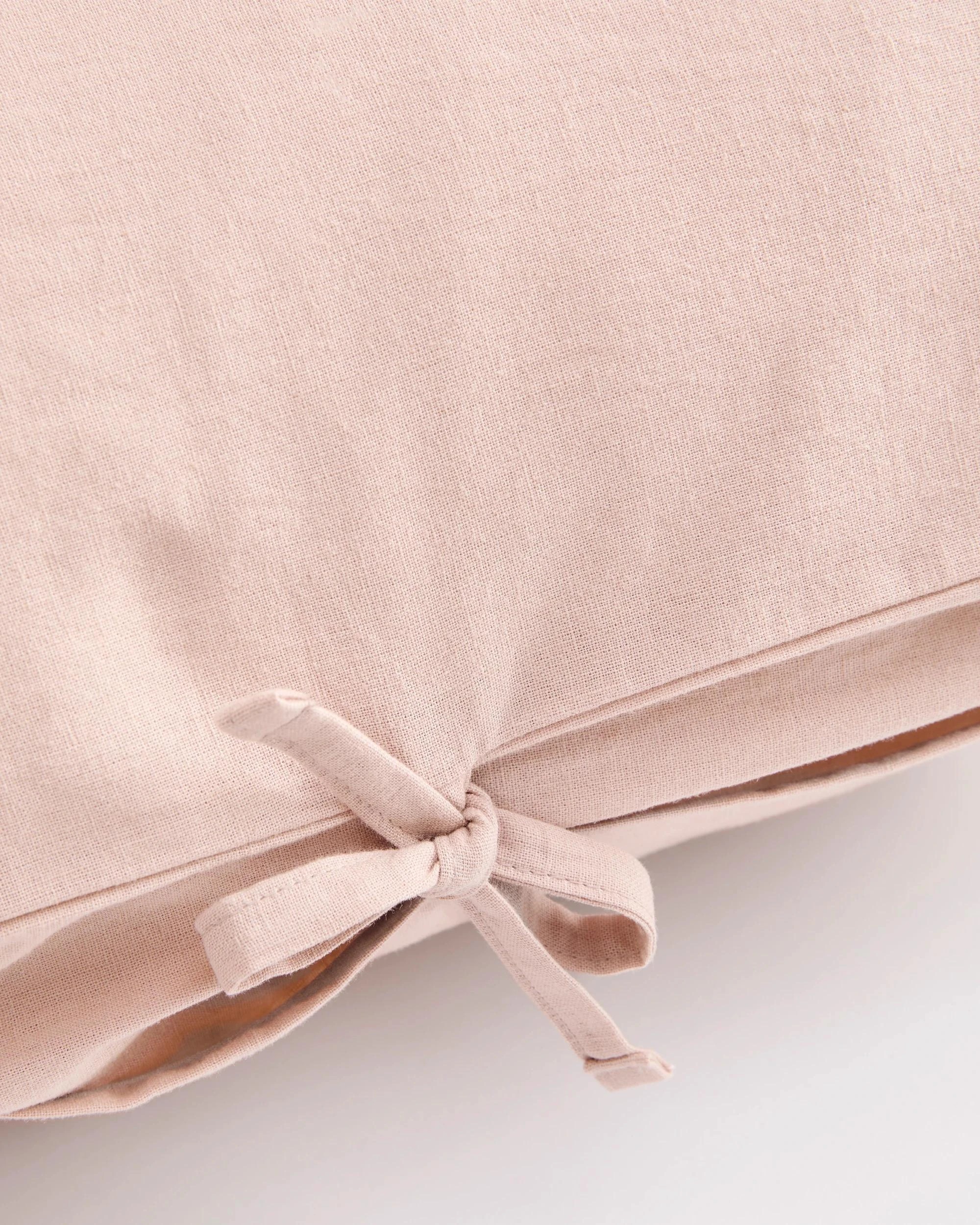 2 Target Laynie Linen/Cotton European Pillowcase - Queen Bed - Pink, 2 of 3