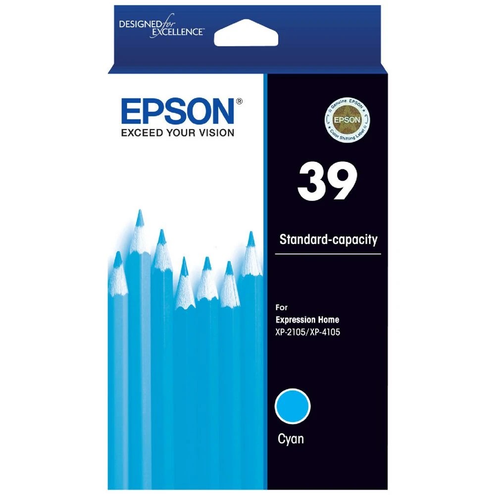 1 Epson 39 Ink Cartridge Cyan, 1 of 1