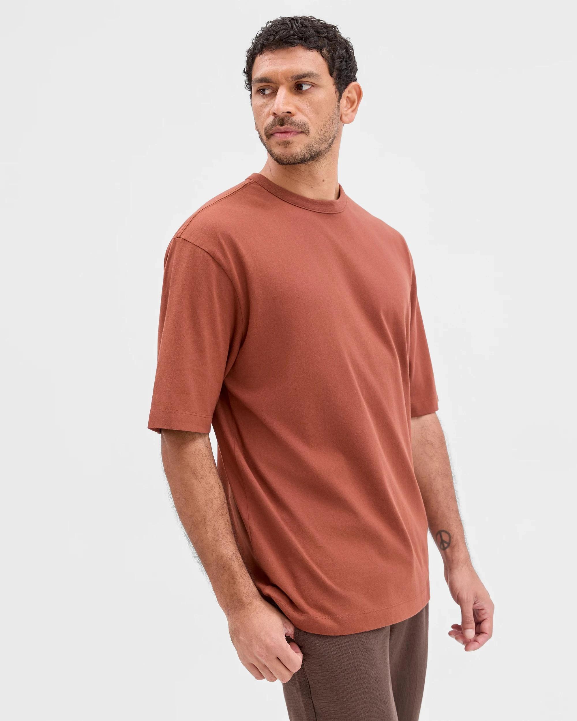 6 Target Australian Cotton Oversized T-Shirt RUST, 6 of 6
