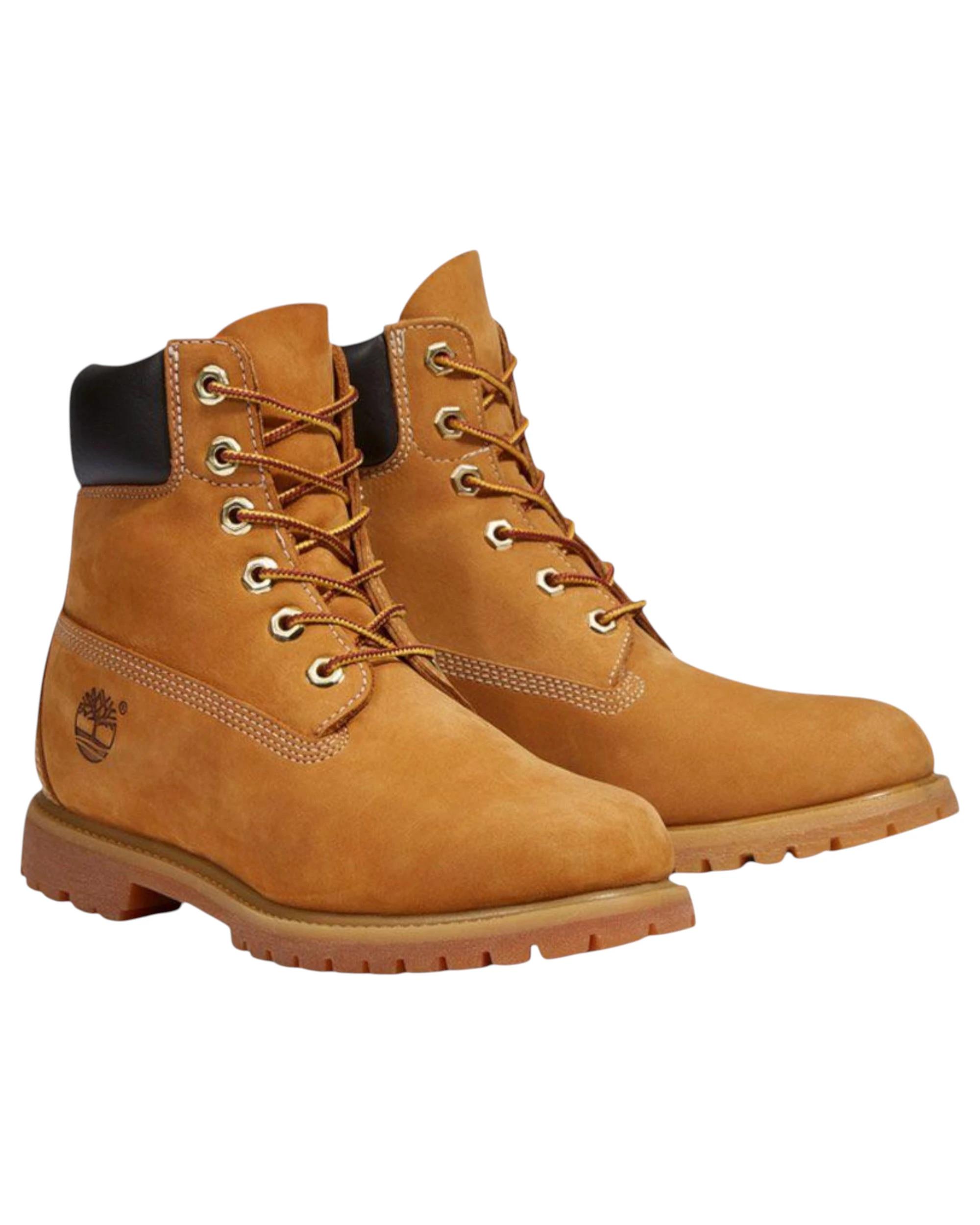 2 Timberland Womens 6-Inch Premium Wheat Nubuck Waterproof Boots WHEAT NUBUCK, 2 of 8