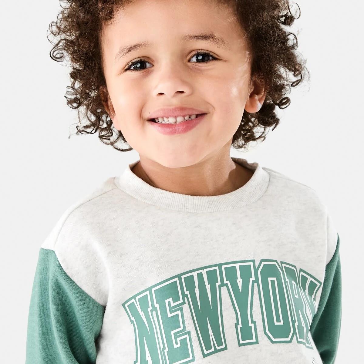 3 Print Crew Neck Sweatshirt Wht Newyor, 3 of 8