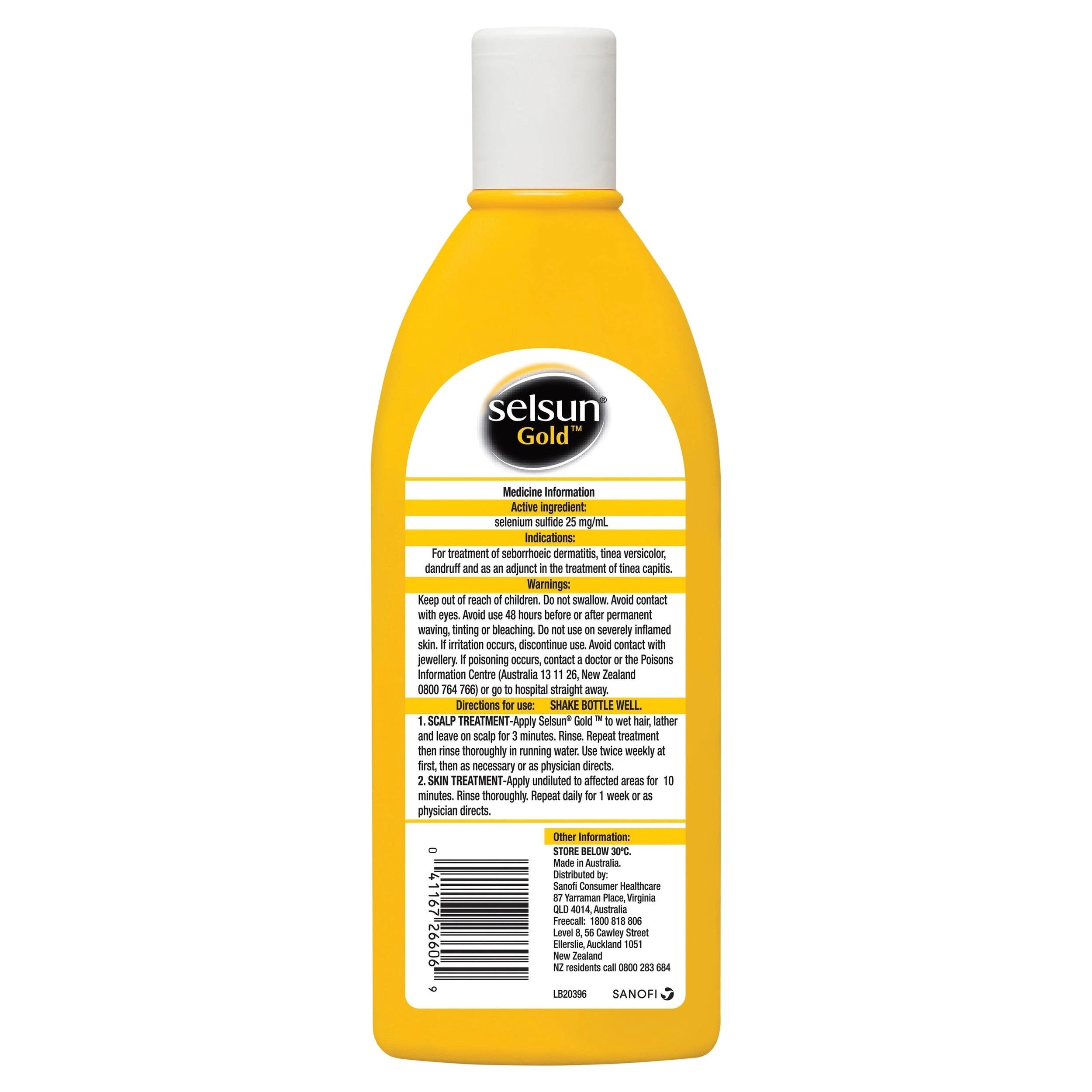 2 Selsun Gold 375mL - Anti-Dandruff Treatment Shampoo, 2 of 2