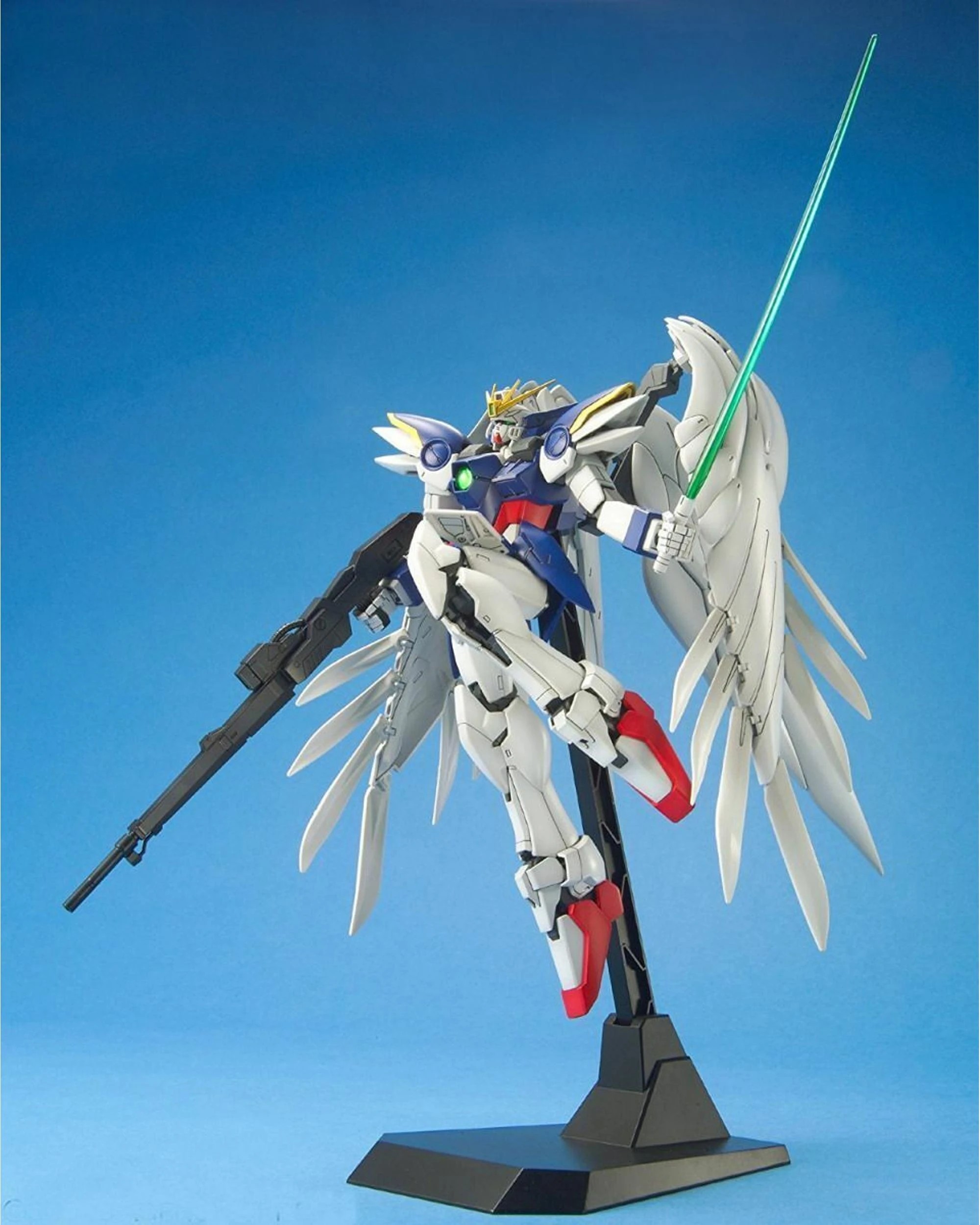 6 Bandai Gundam Master Grade Wing Gundam Zero Custom 1:100 Scale Model Kit, 6 of 8
