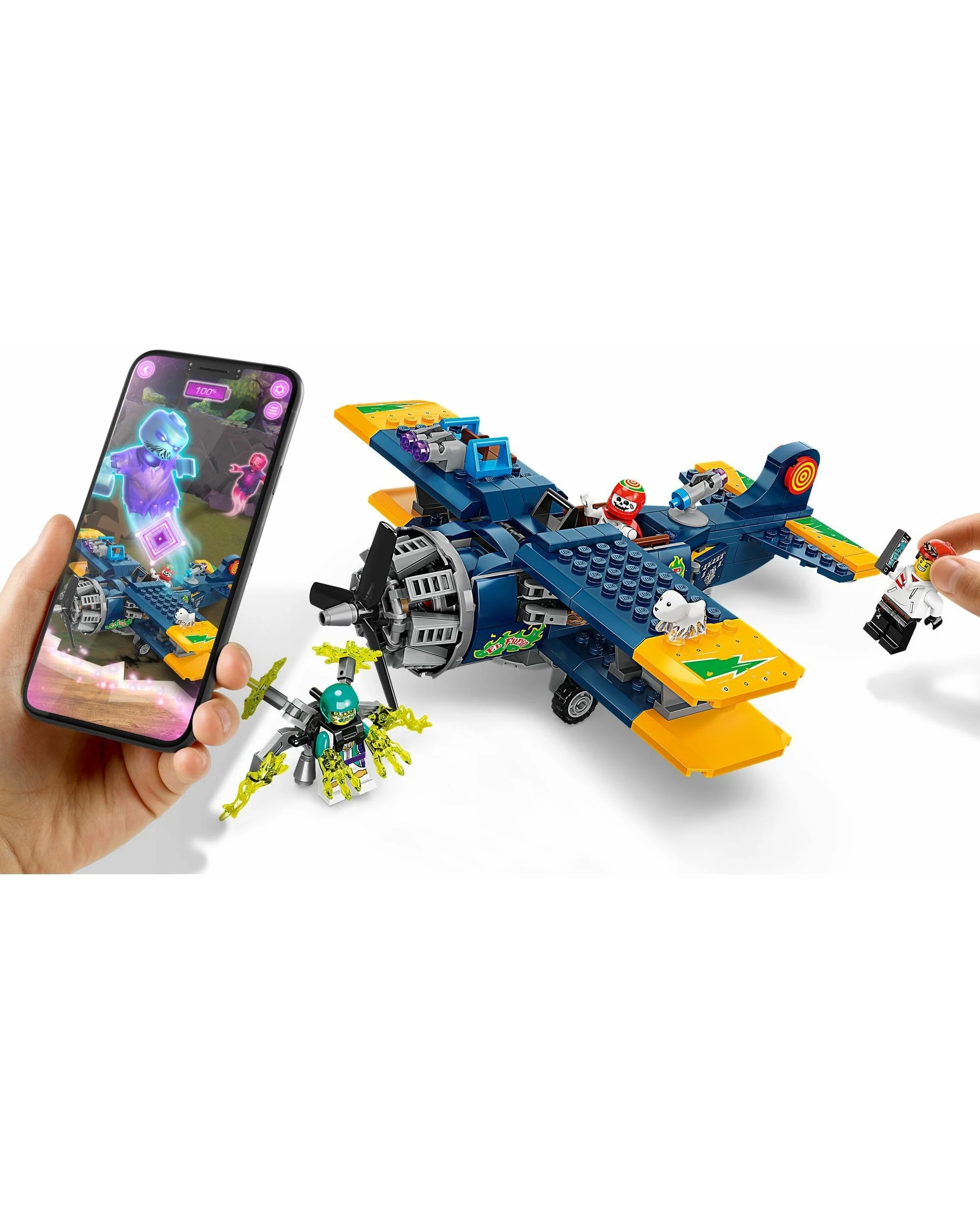 3 LEGO 70429 El Fuego's Stunt Plane: Hidden Side AR Playset, 3 of 5