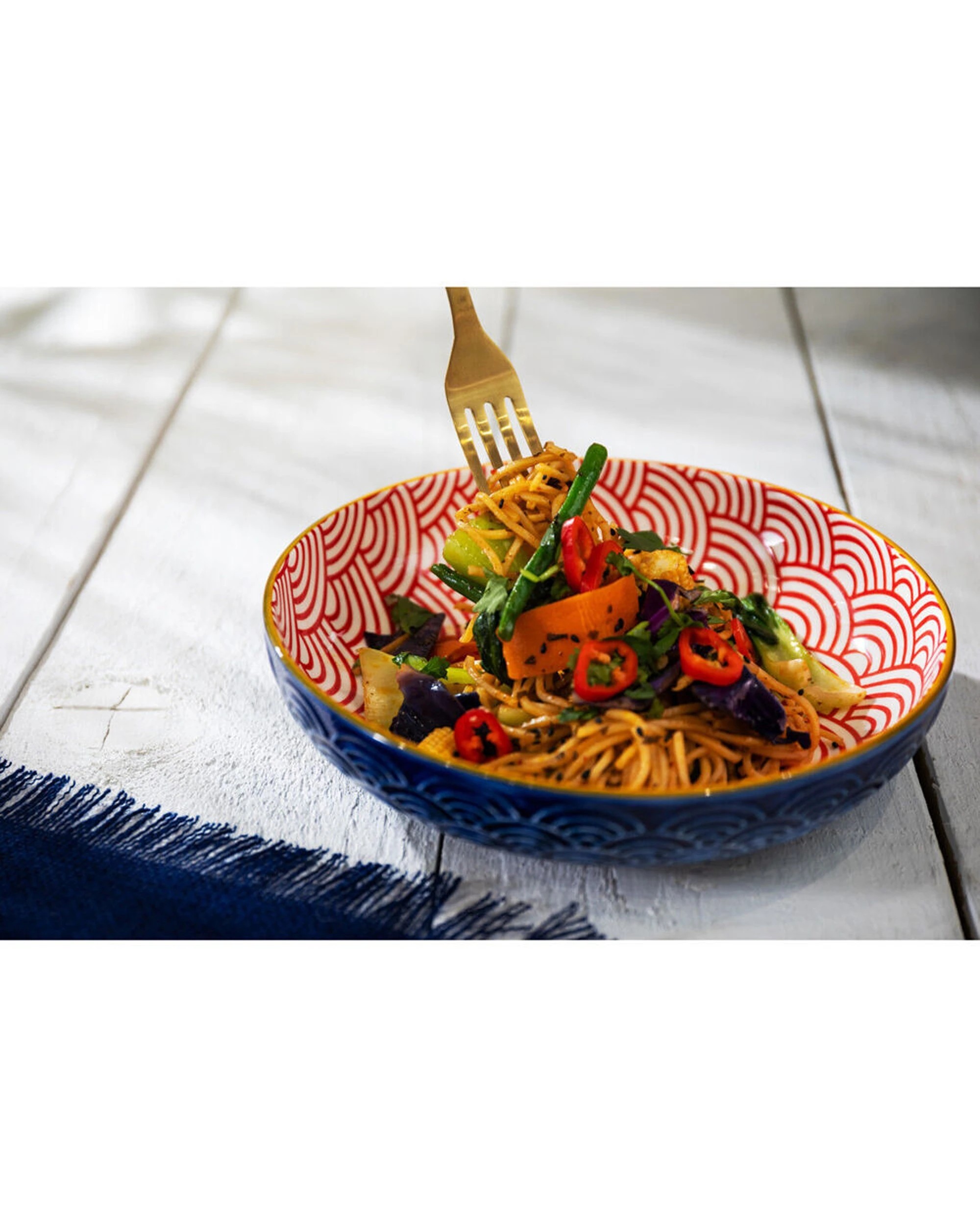 4 Mikasa 8PK Arched Ceramic Bowl Round Dinnerware Stoneware 21cm - Multi, 4 of 8