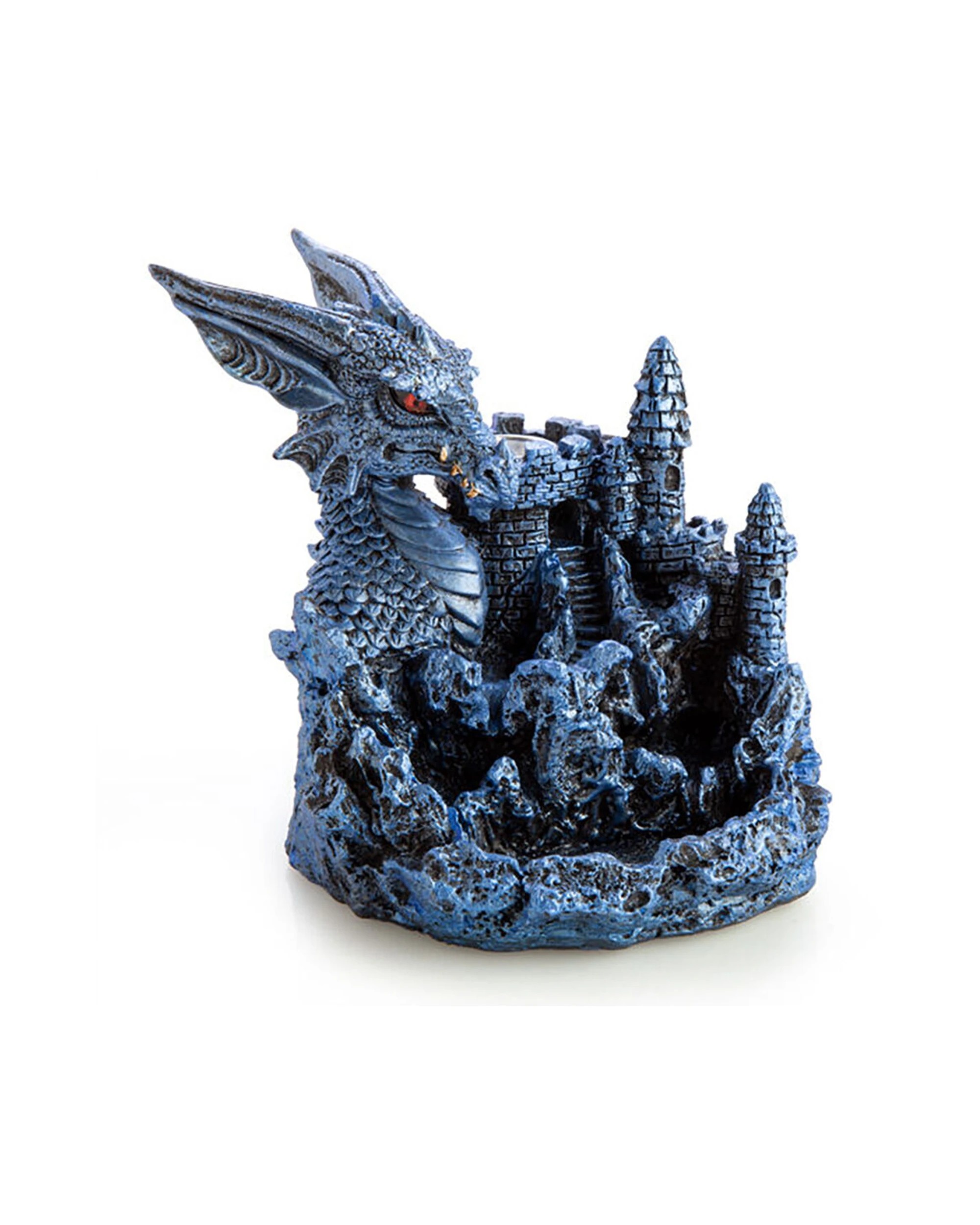 5 Mystical Worlds Ice Dragon LED Backflow Incense Burne - Blue, 5 of 6