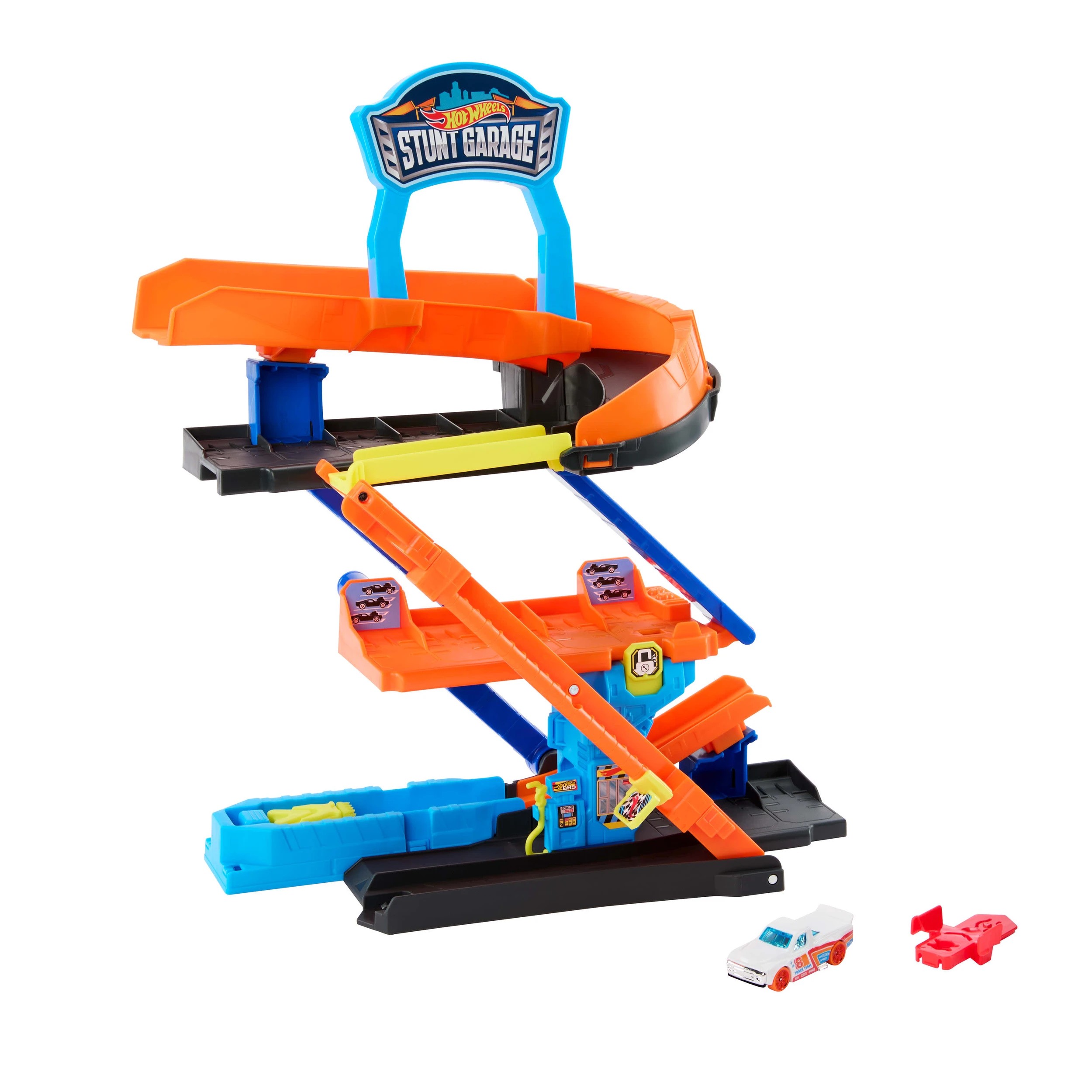 2 Hot Wheels City Transforming Stunt Garage Playset, 2 of 4