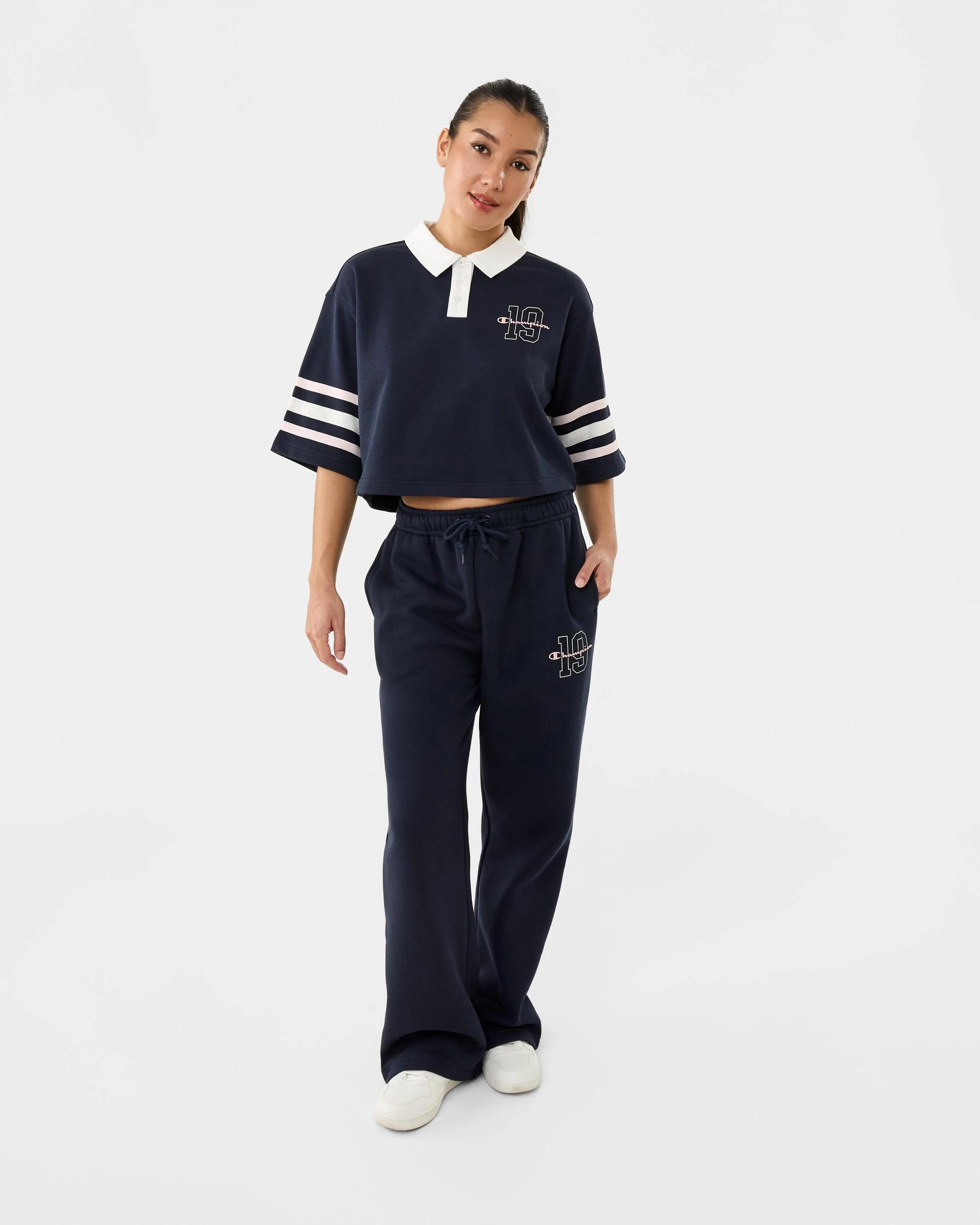 2 Champion Varsity Womens Polo Navy, 2 of 8