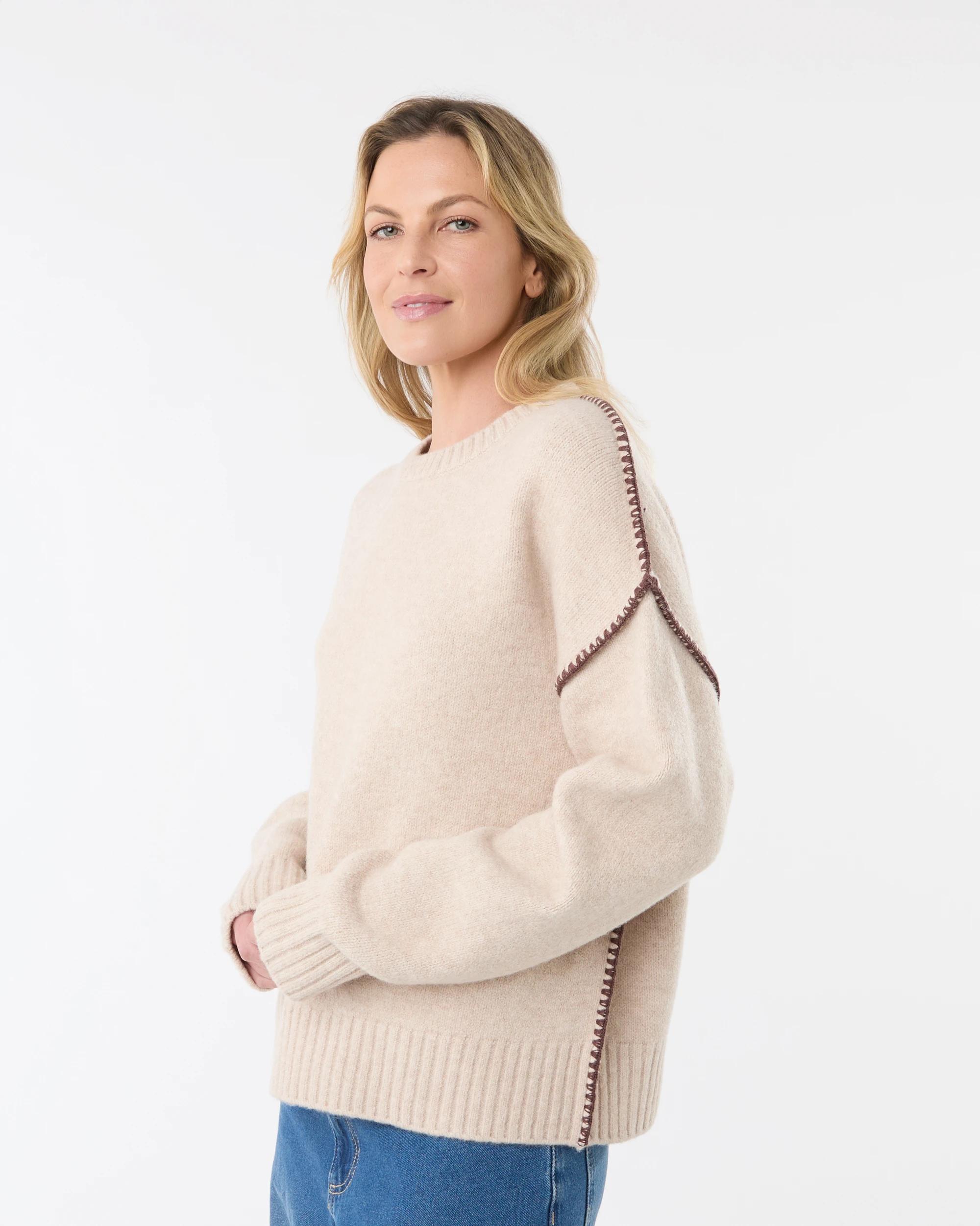 2 Blanket Stitch Jumper Bge Otml, 2 of 7