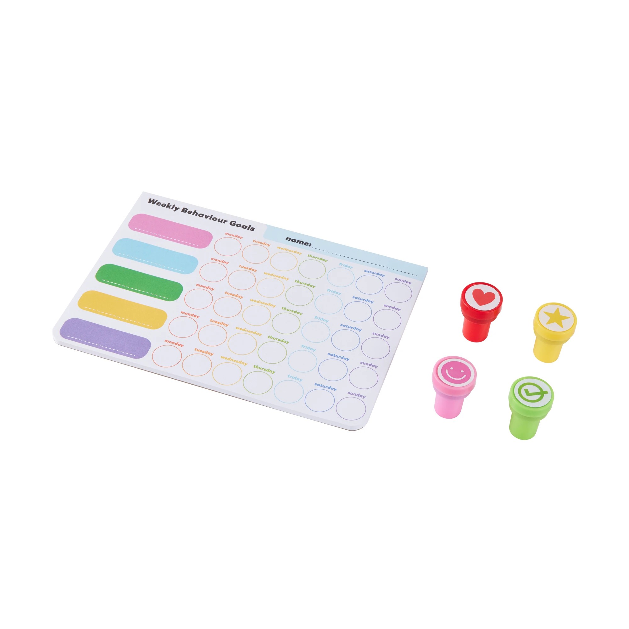 3 Learning Behaviours Weekly Goal Tracker Pad, 3 of 8