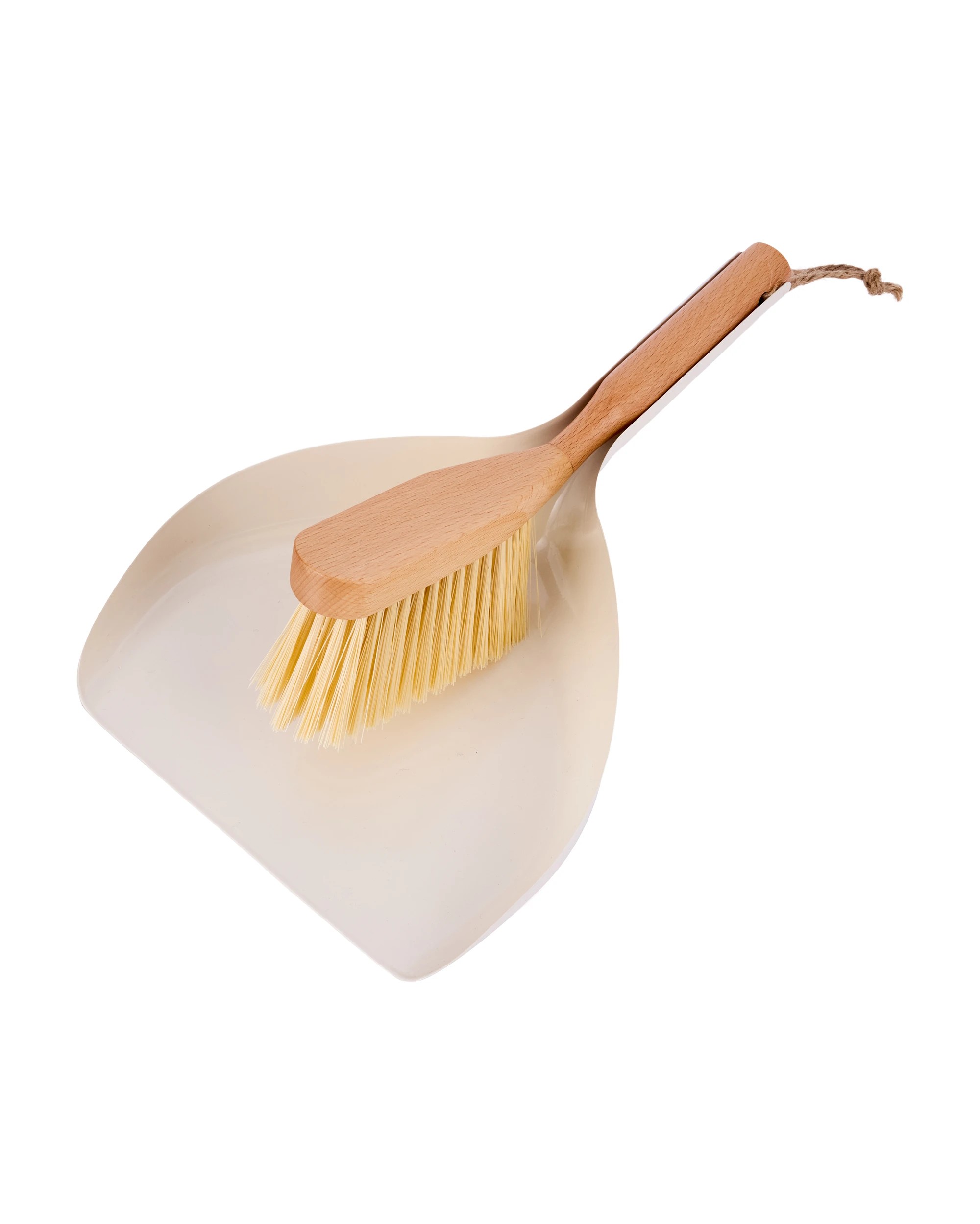 1 Metal and Wood Dustpan and Brush, 1 of 5