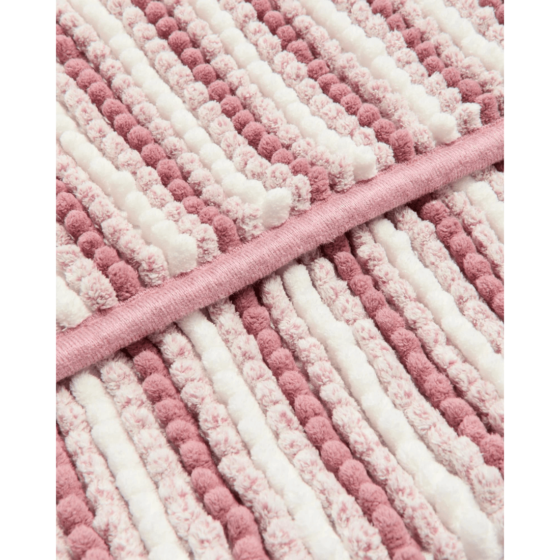 2 Target Bobble Stripe Bath Mat - Pink, 2 of 2