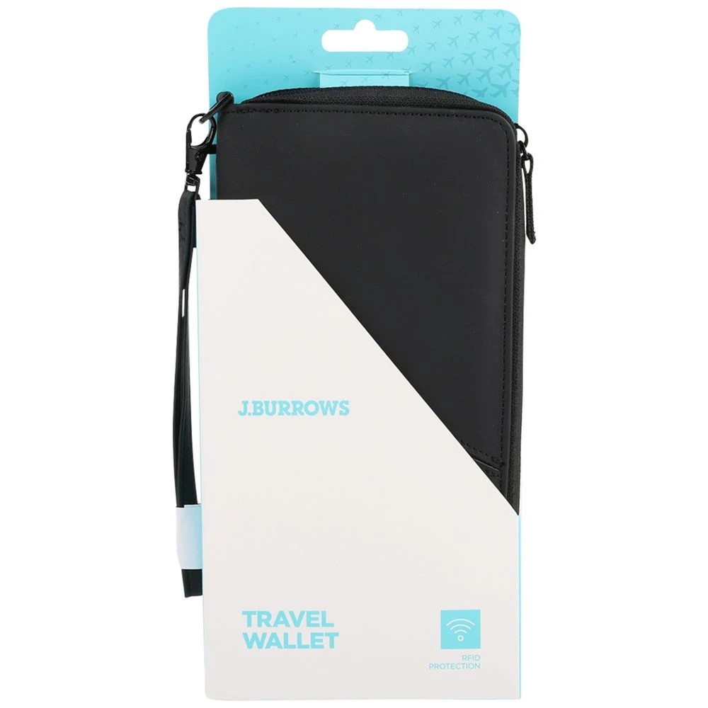 5 J.Burrows Travel Wallet Black, 5 of 6