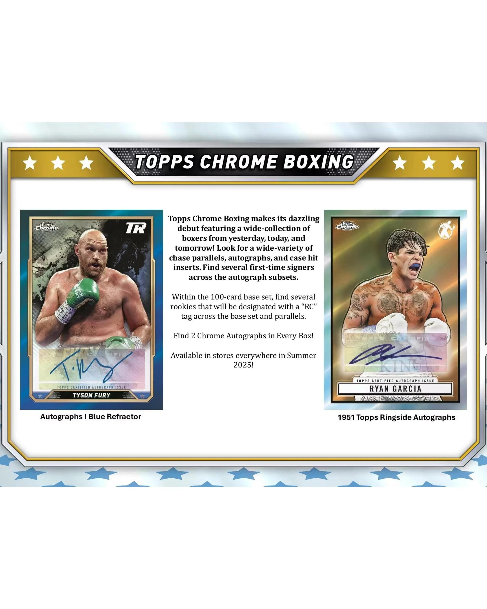 2 Topps 2024 Chrome Boxing Hobby Pack, 2 of 10