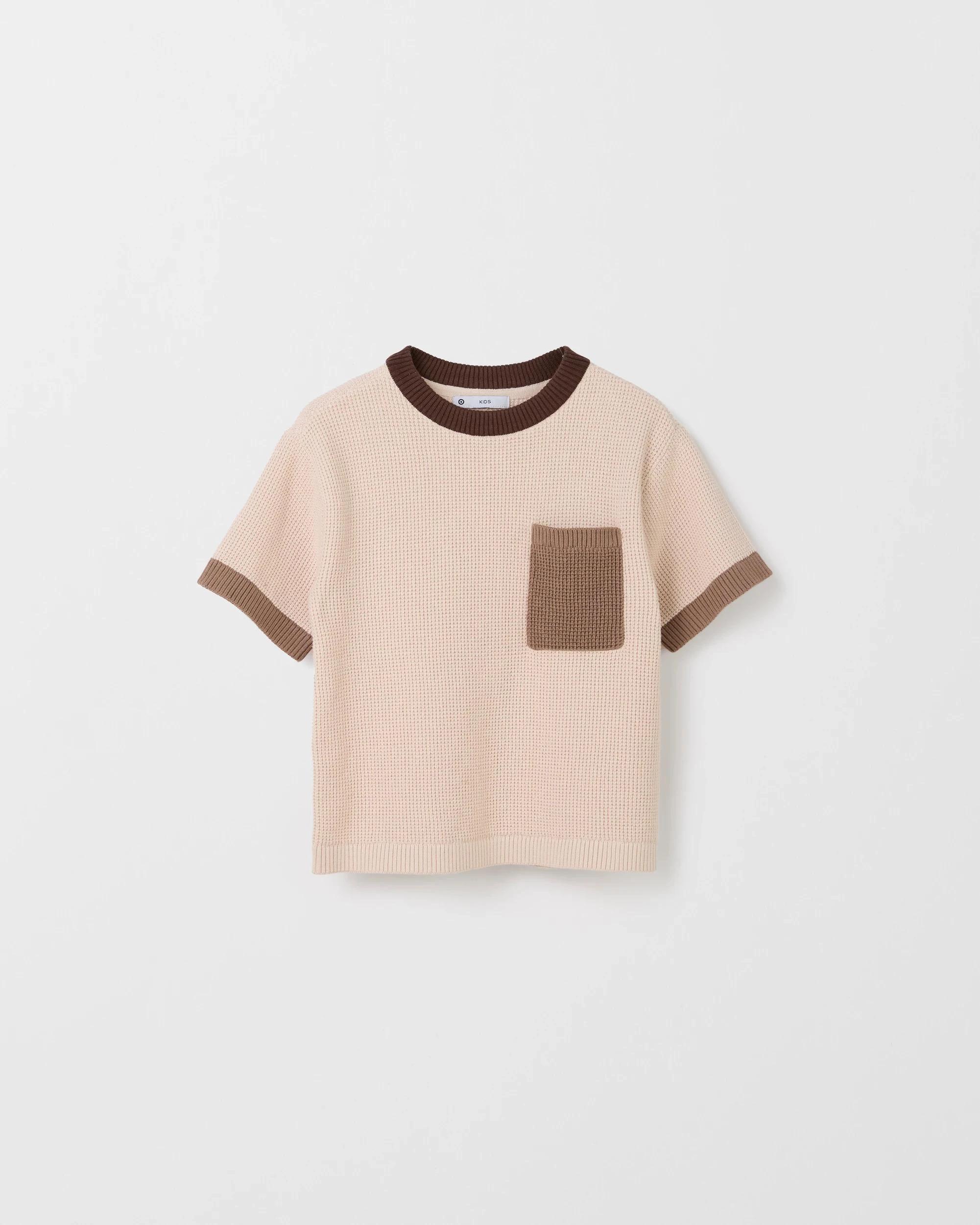 1 Target Australian Cotton Knit T-Shirt LIGHT MOCHA, 1 of 4