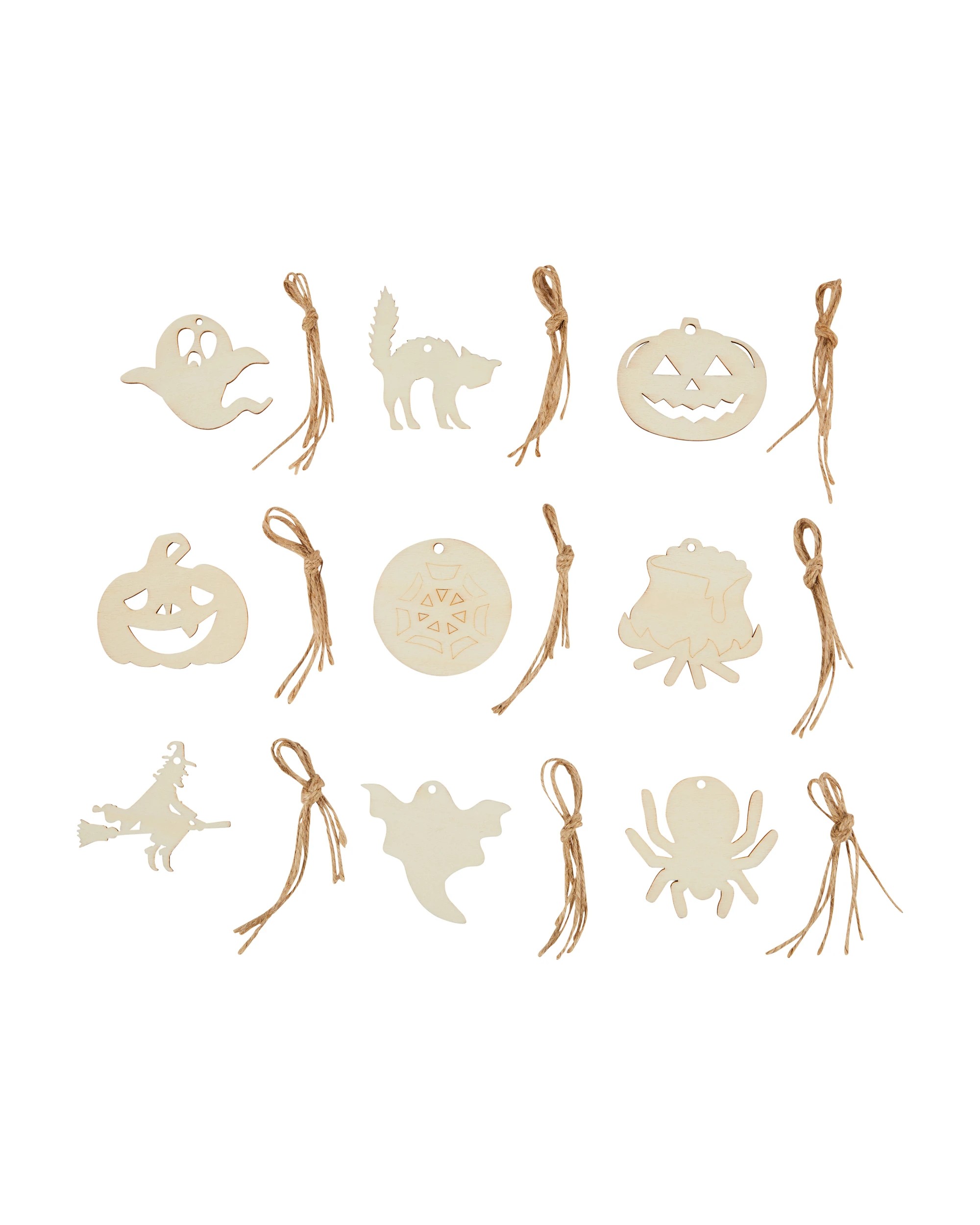 2 27 Piece Halloween Craft Wood Icons, 2 of 3