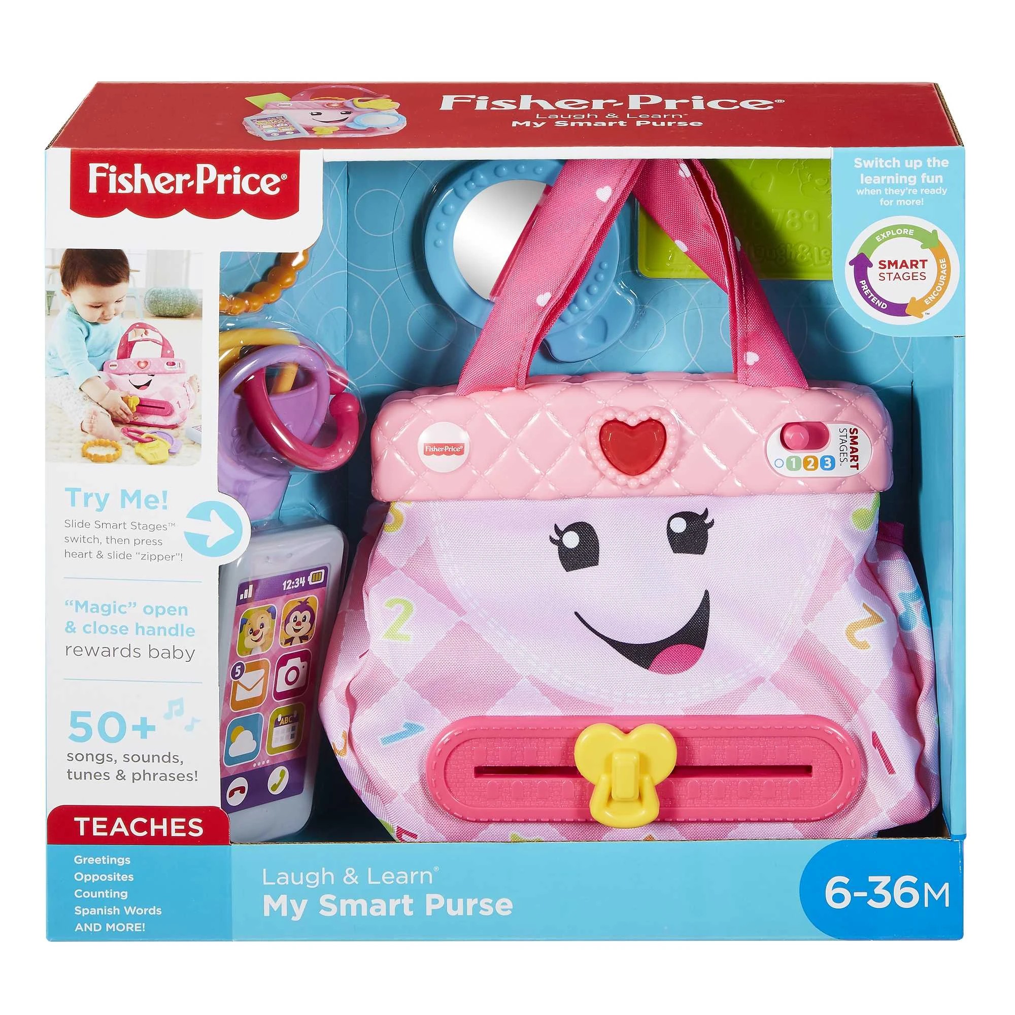 1 Fisher-Price Laugh & Learn My Smart Purse, 1 of 4