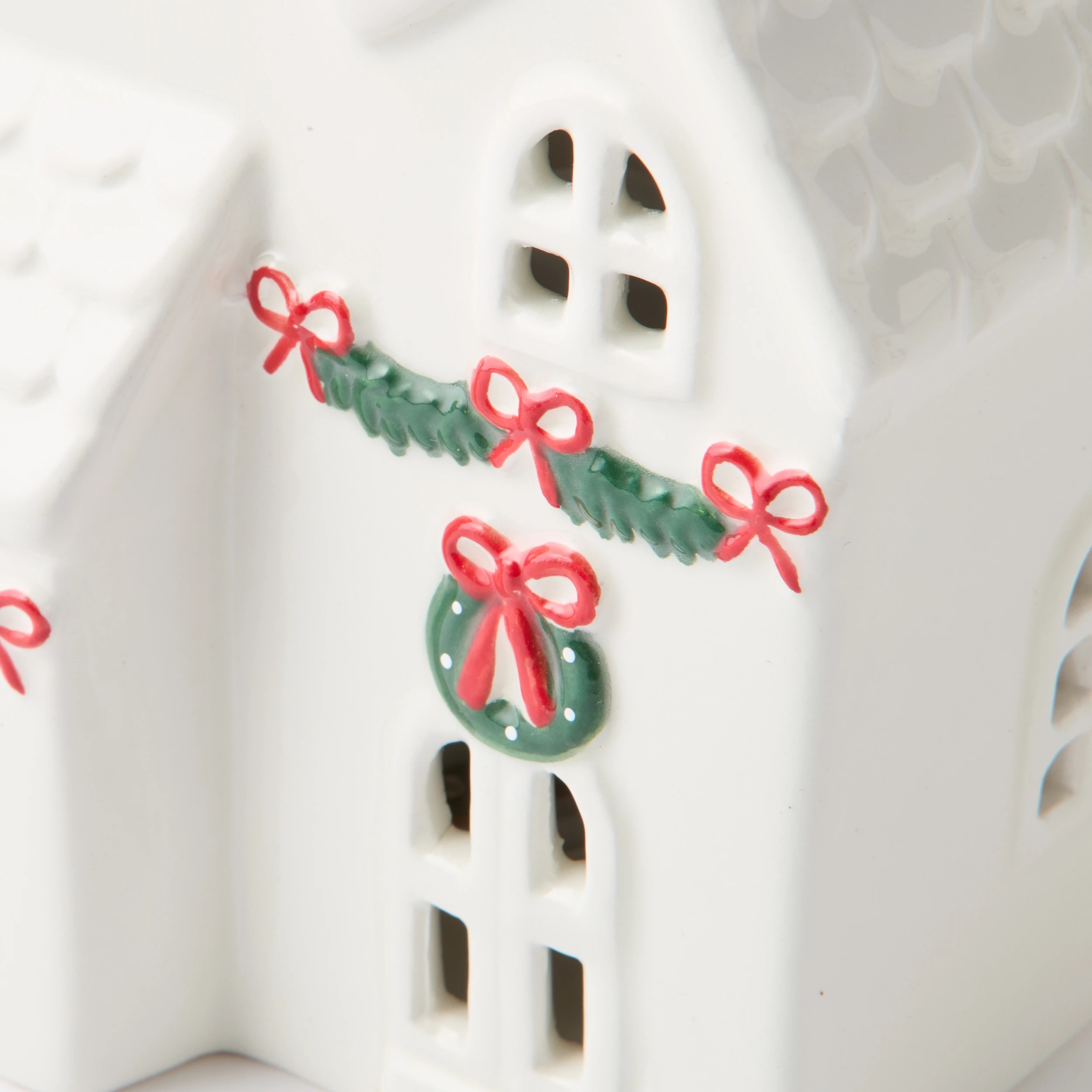 8 Light Up Ceramic House - Assorted, 8 of 10