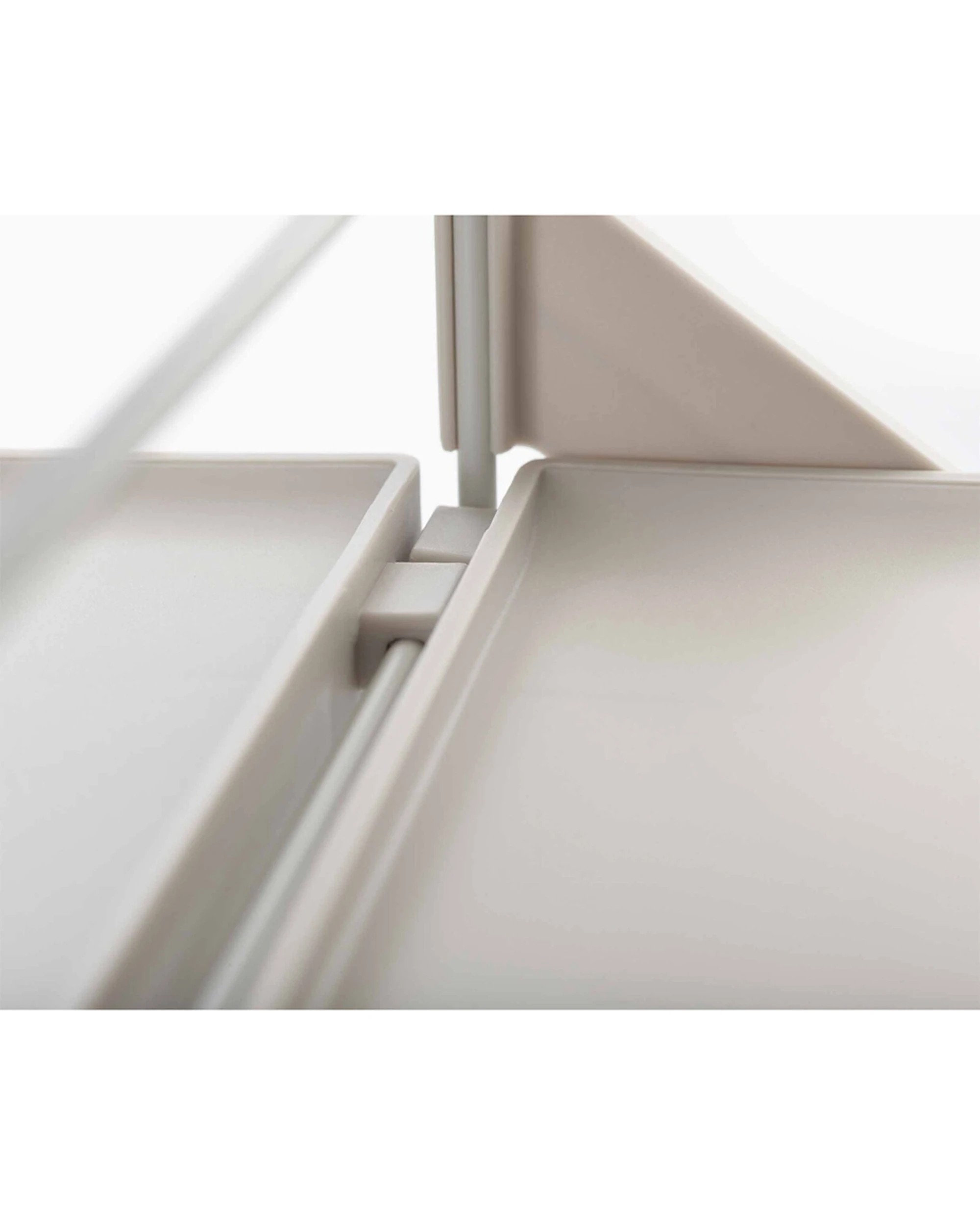 5 Joseph Joseph Level Plus Adjustable Triple Shoe Rack 51cm Stores 12 Pairs Ecru - White, 5 of 6