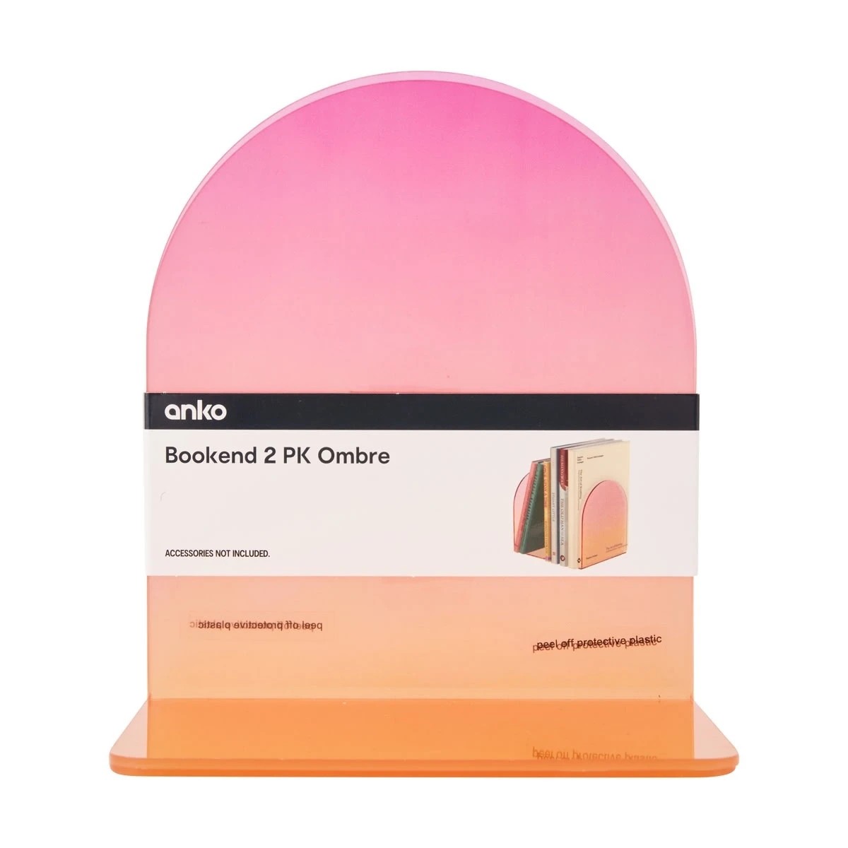 4 2 Pack Ombre Bookends, 4 of 4