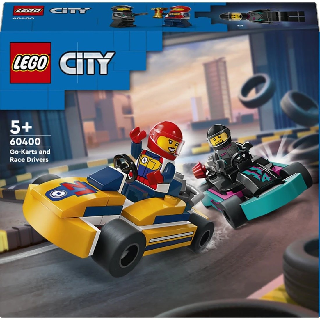 1 LEGO City Great Vehicles Go-Karts and Race Drivers 60400, 1 of 10