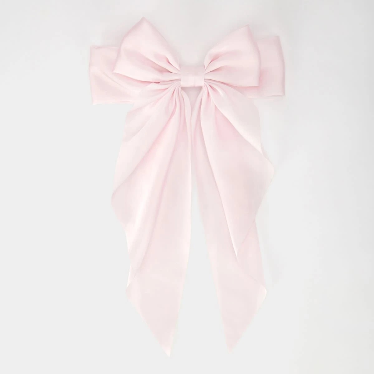 1 Pink Barrette Large Bow Hair Clip, 1 of 4