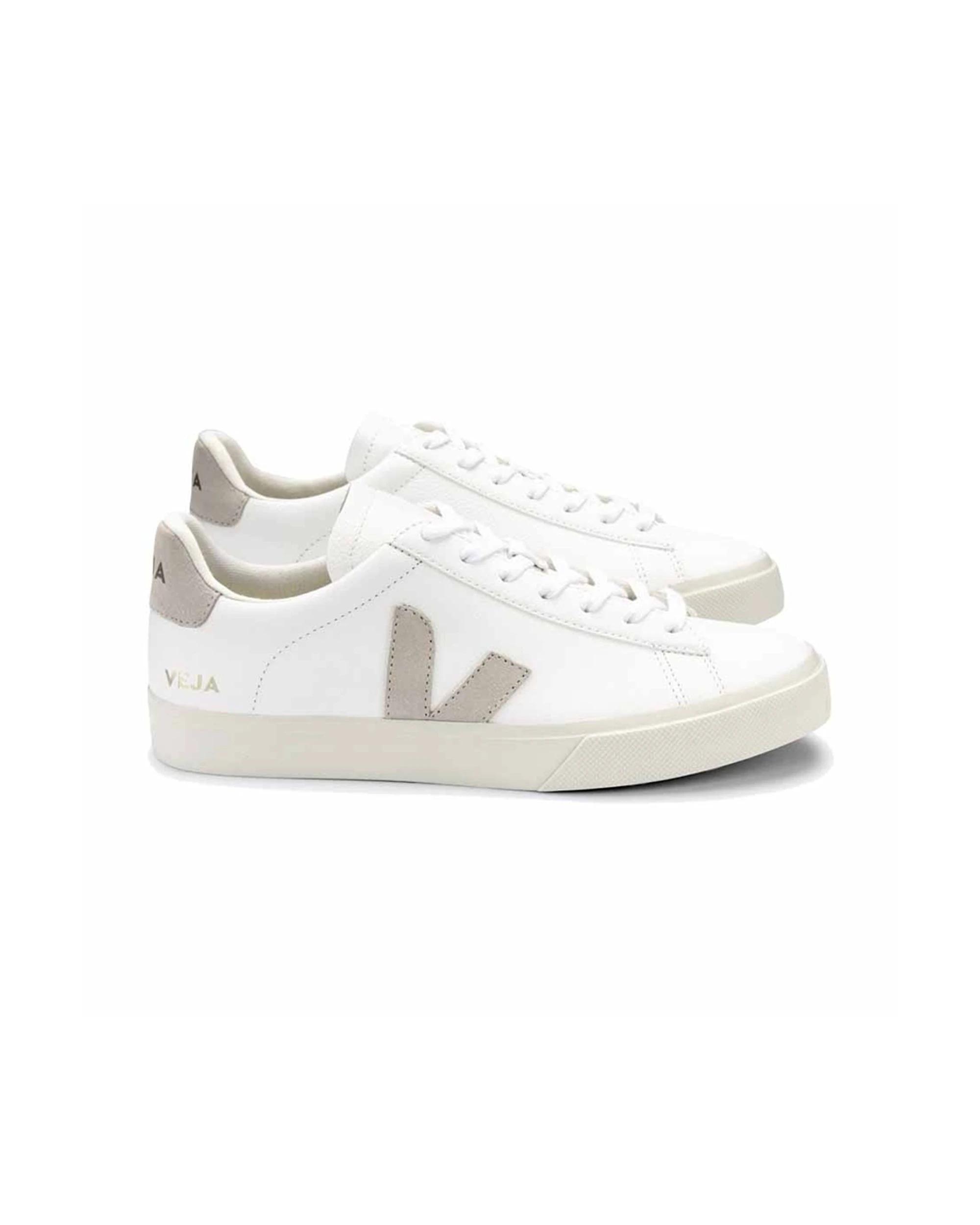 2 VEJA Campo Chromefree Leather Sneakers EXTRA WHITE/NATURAL SUEDE, 2 of 4