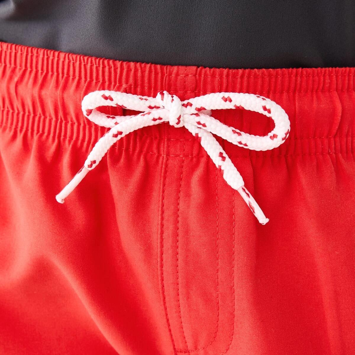 3 Plain Boardshorts POP RED, 3 of 5