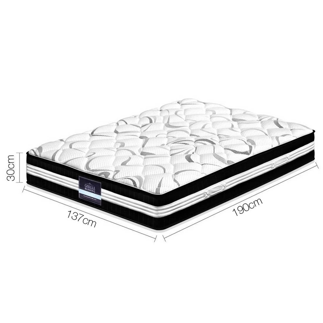 1 Giselle Bedding 30cm Mattress Medium Firm Double - Multi, 1 of 5