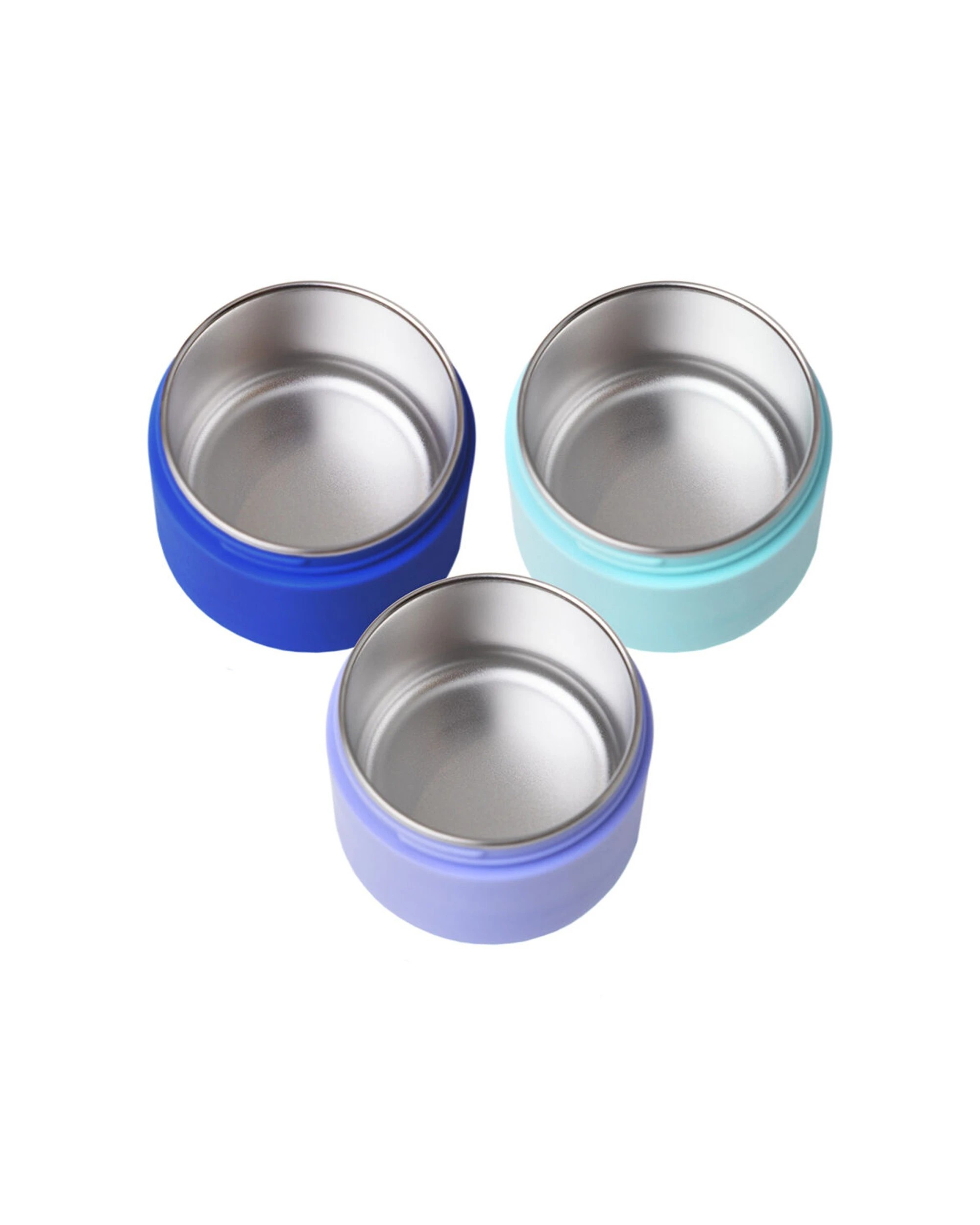 3 Boon Triful Stainless Steel Insulated Baby Formula Container 8oz 2PK - Blue, 3 of 7