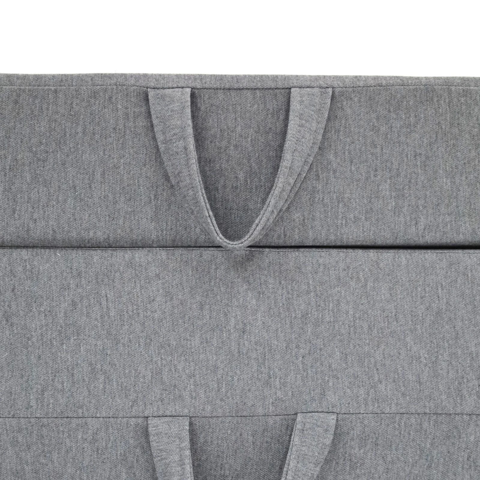 4 Luxsuite Portable Tri-Fold Single Memory Foam Mattress Guest Bed with Washable Cover, 190x90x15cm, 4 of 6