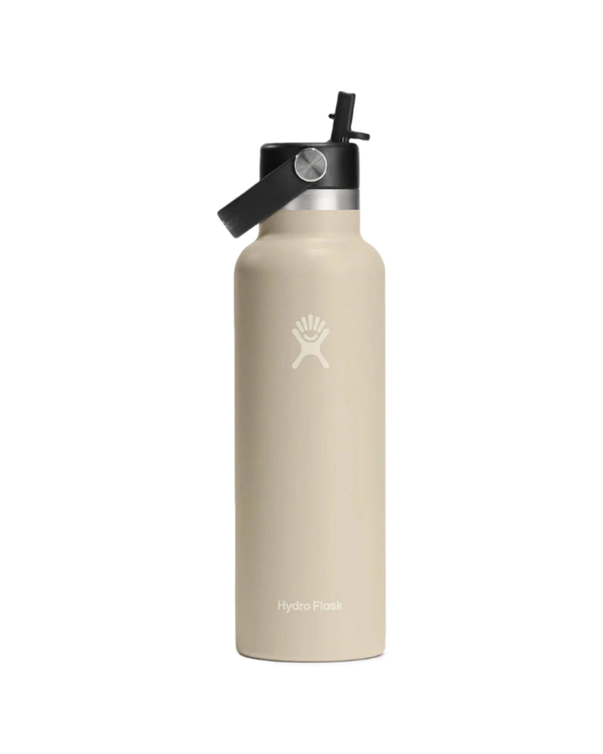 1 Hydro Flask Double-Wall Leafproof Insulated Flex Straw Drink Bottle Vacuum Insulated - Beige, 1 of 1