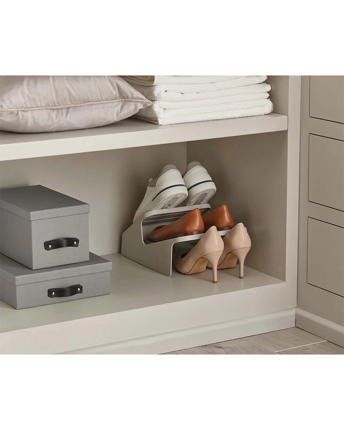 Joseph Joseph Shoe-In 35cm Compact Shoe Rack Tiered Design Holds 3 ...