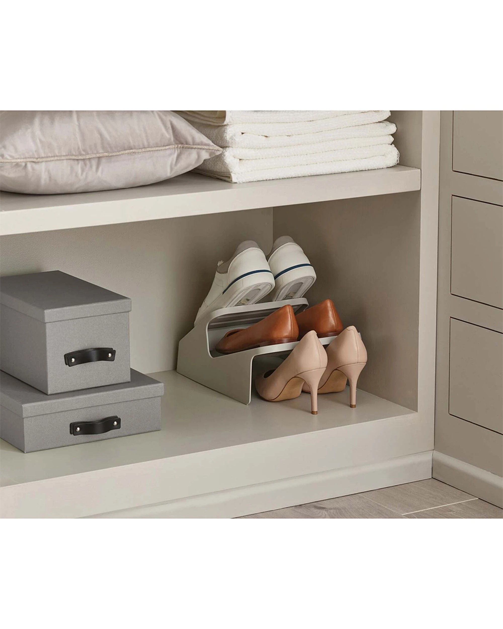 Joseph Joseph Shoe-In 35cm Compact Shoe Rack Tiered Design Holds 3 ...