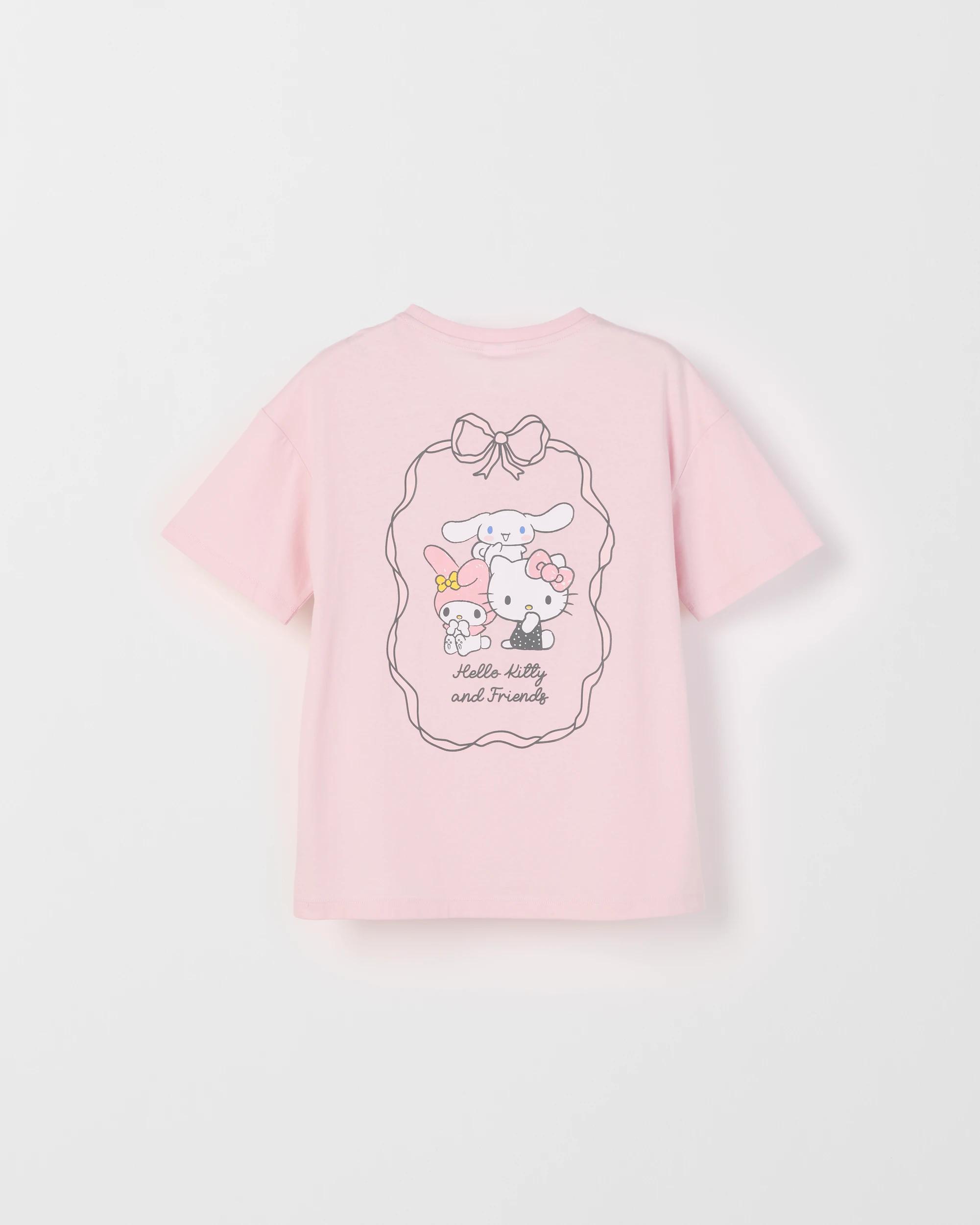 3 Hello Kitty Australian Cotton Print T-Shirt LIGHT PINK, 3 of 10